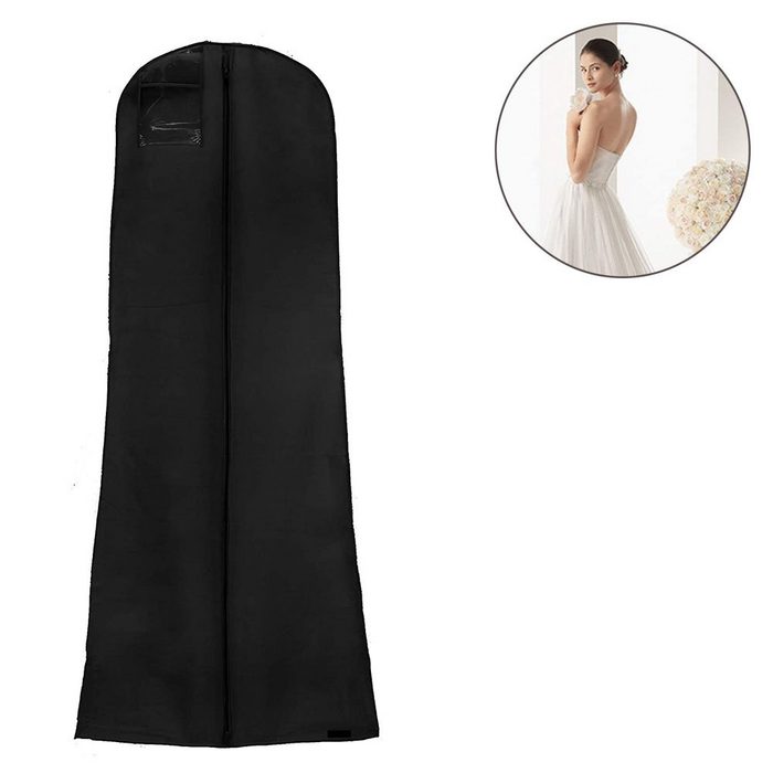 Mmgoqqt Kleiderschutzhülle Atmungsaktiver Kleidersack für Hochzeitskleider Schutzhülle 180 cm