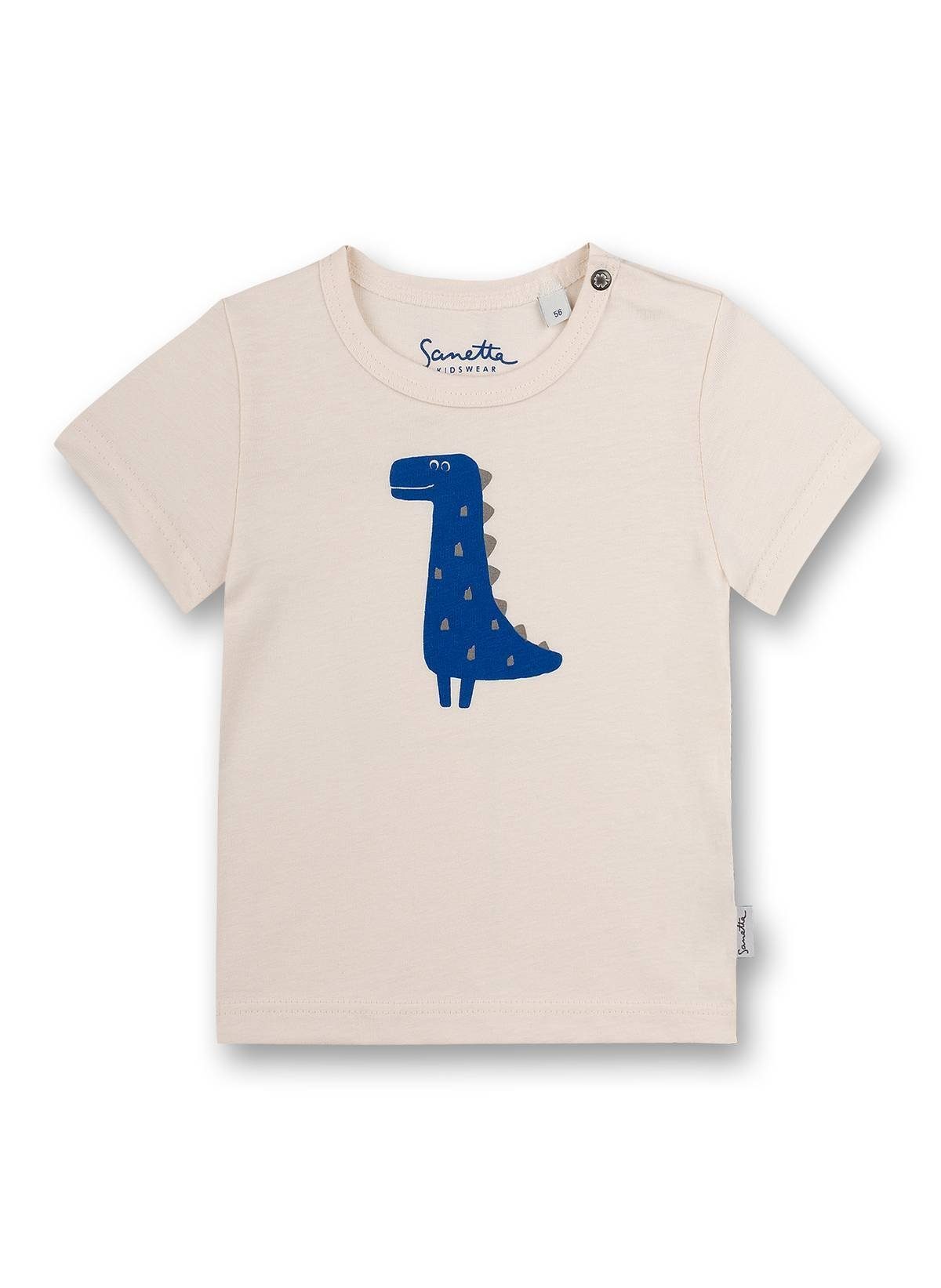 Sanetta T-Shirt Jungen T-Shirt - Baby, Kurzarm, Rundhals Natur