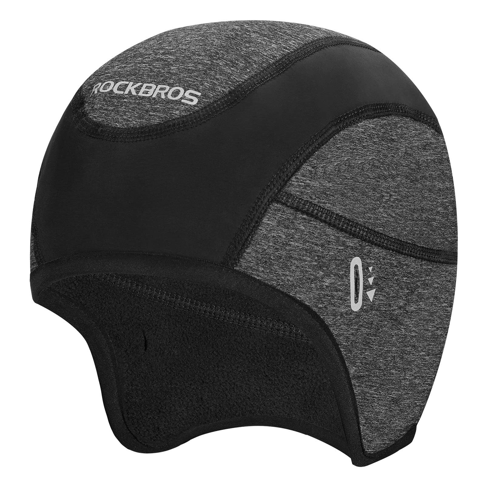 ROCKBROS Schirmmütze Fahrrad Mütze, Wintermütze mit Brille-Loch (Helm Unterziehmütze Winddicht für Radfahren, Skifahren, Laufen, Outdoor-Aktivitäten, für Damen und Herren, 1-St)