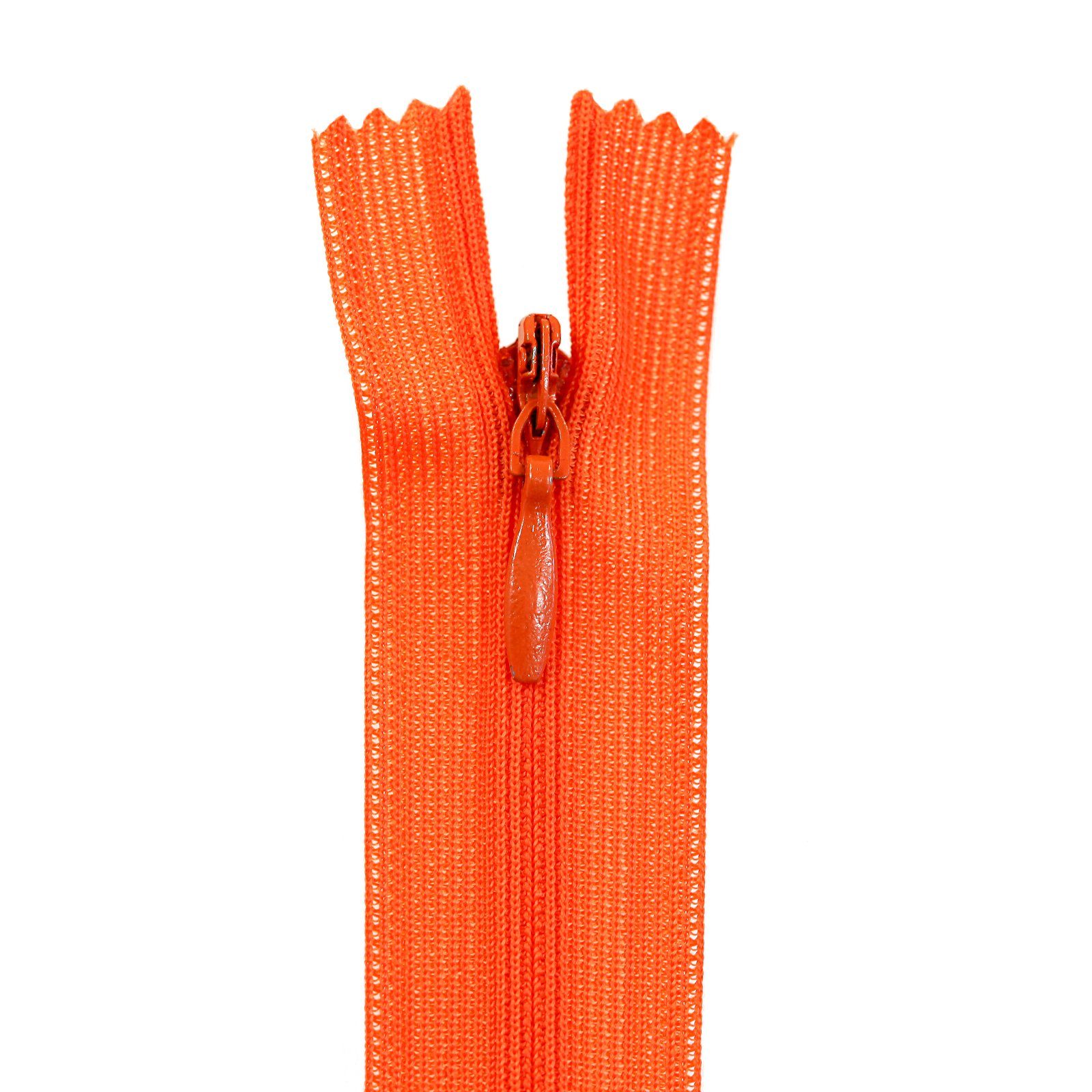 maDDma Reißverschluss 1 Reißverschluss spiral verdeckt 20cm, unteilbar, unsichtbar, 847 dunkelorange