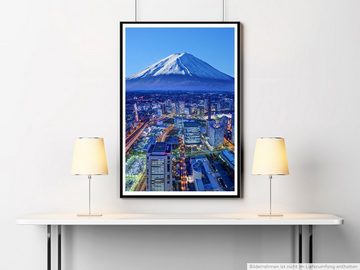 Sinus Art Poster 90x60cm Poster Fuji Yokohama Japan