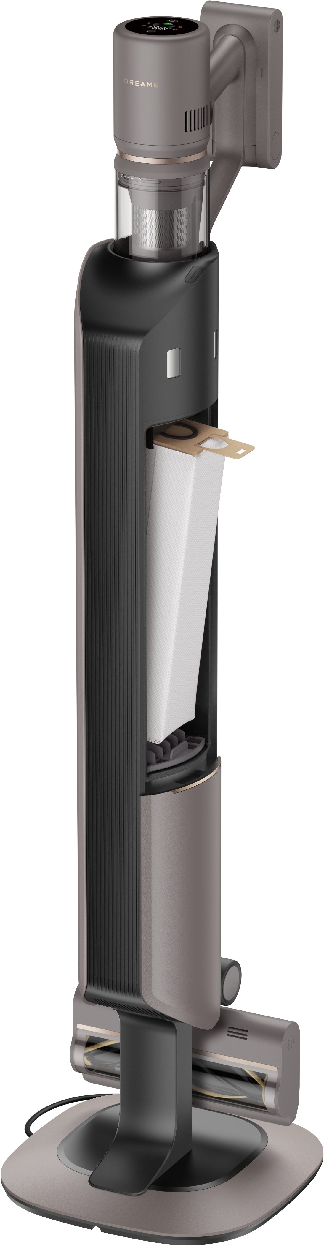 Dreame Akku-Hand-und Stielstaubsauger Dreame Z10 Station mit Absaugstation und 20.000 Pa Saugkraft, 481 W, 65 Minuten Laufzeit, vielseitige Aufsätze, automatische Entleerung
