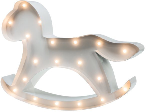 LED - 19 Hobbyhorse, Hobbyhorse festverbauten cm Wand-Tischlampe fest 31x22 LIGHTS LEDs integriert, Warmweiß, Dekolicht LED MARQUEE