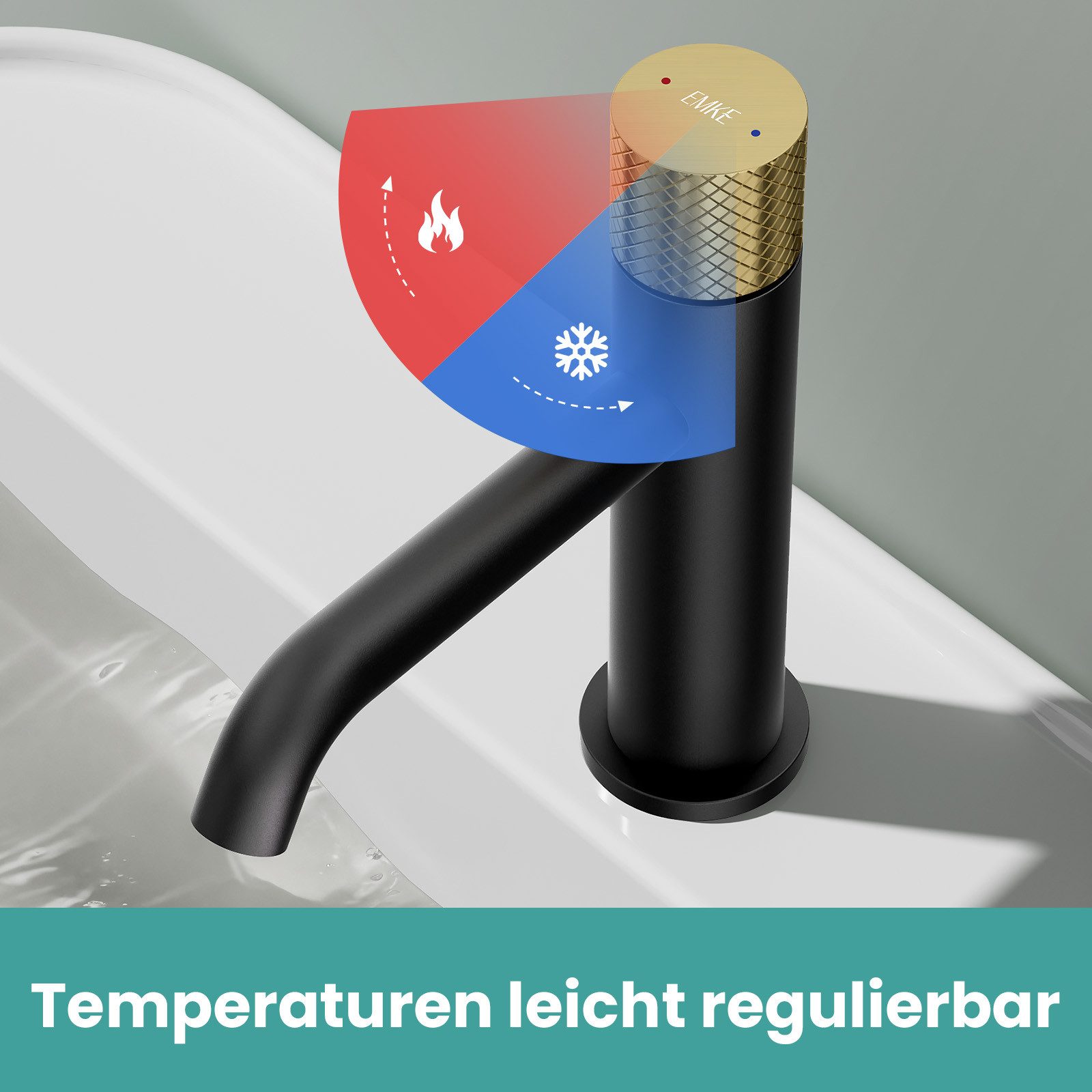 EMKE Waschtischarmatur waschbecken armaturen einhebelmischer armatur günstig online kaufen