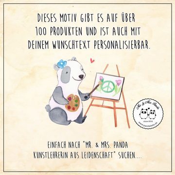 Mr. & Mrs. Panda Grußkarte Kunstlehrerin Leidenschaft - Weiß - Geschenk, Schenken, Kunstschule, Hochwertiger Karton