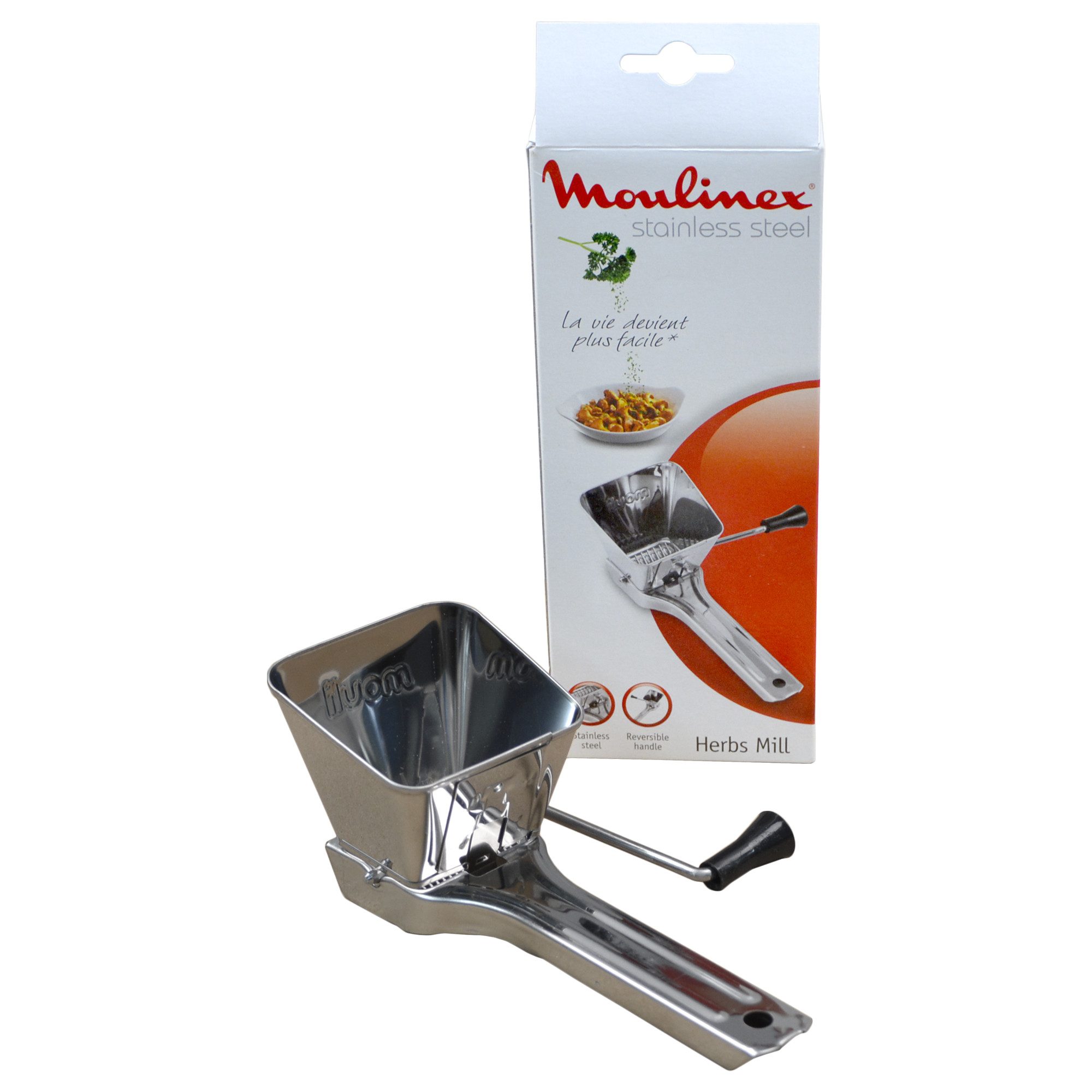 Groupe SEB Kräutermühle Kräuterschneider A45506, aus Edelstahl Manuell