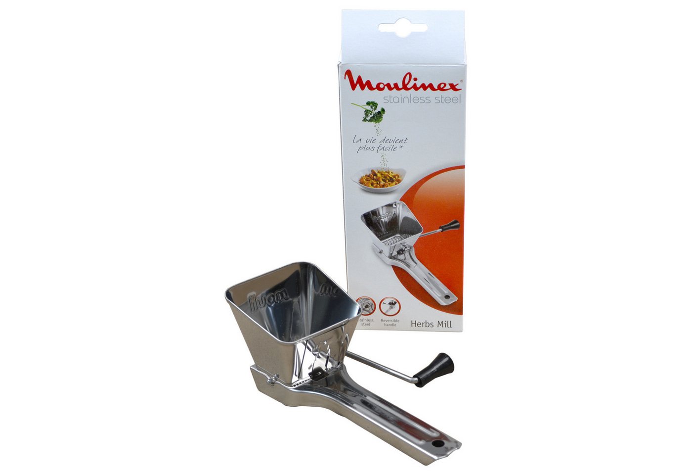 Groupe SEB Kräutermühle Kräuterschneider A45506, aus Edelstahl Manuell