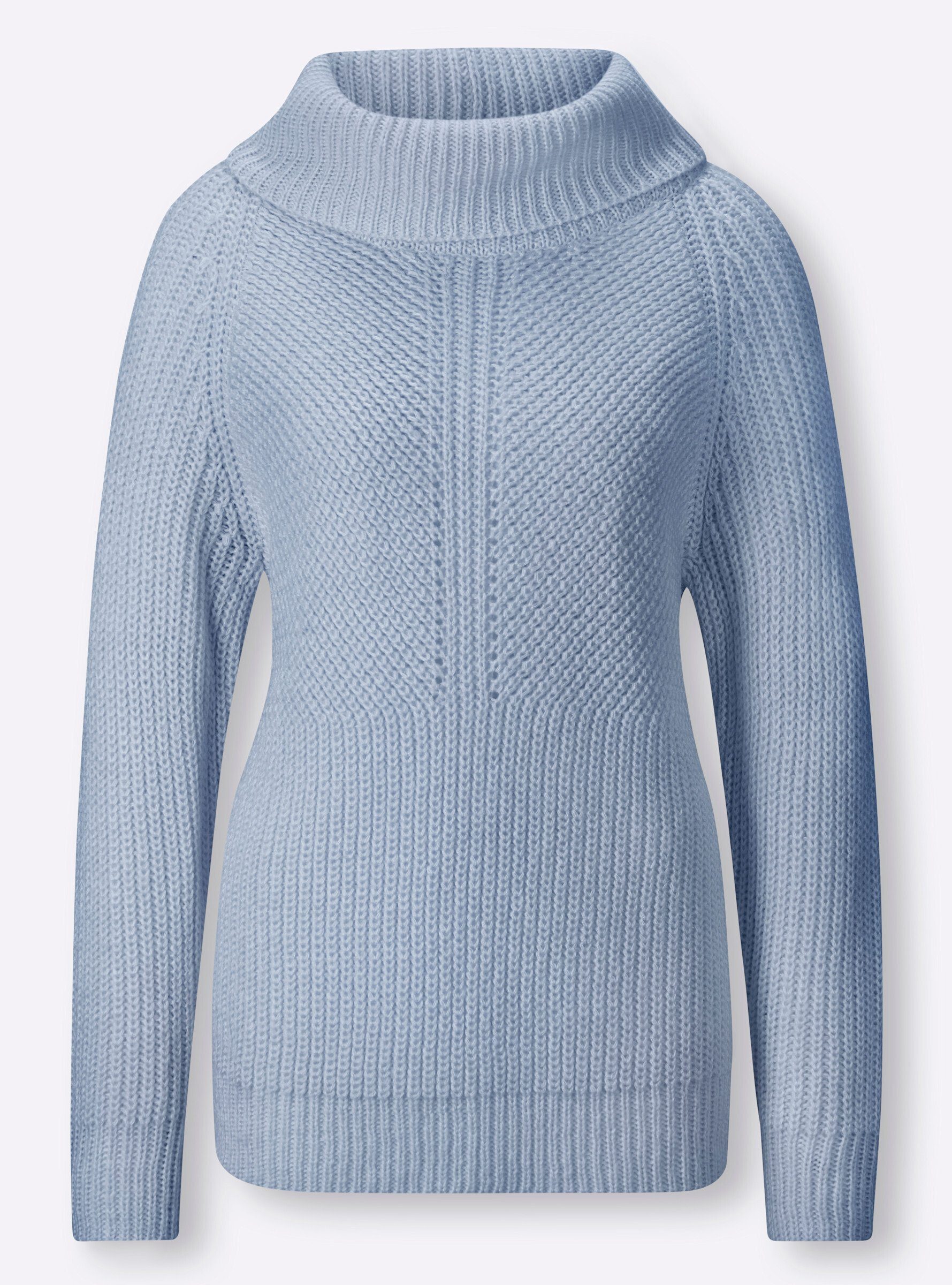 heine Strickpullover Pullover Langarm Grobstrick, Struktur