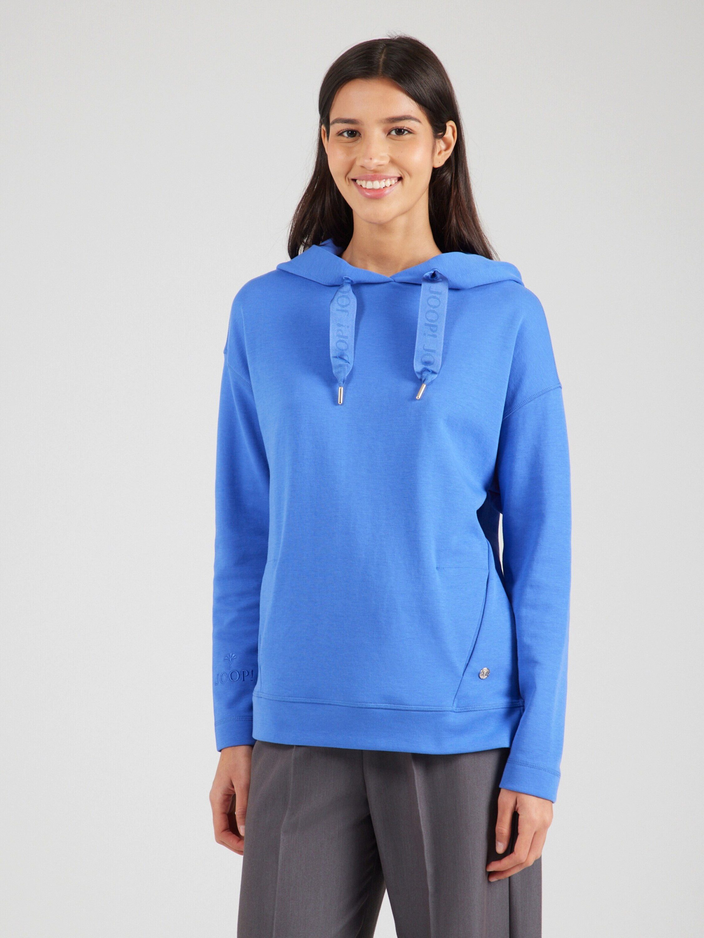 Joop Sweatshirt Hellblau Damen Kapuze Hellblau Hoodie Damen Hoodie