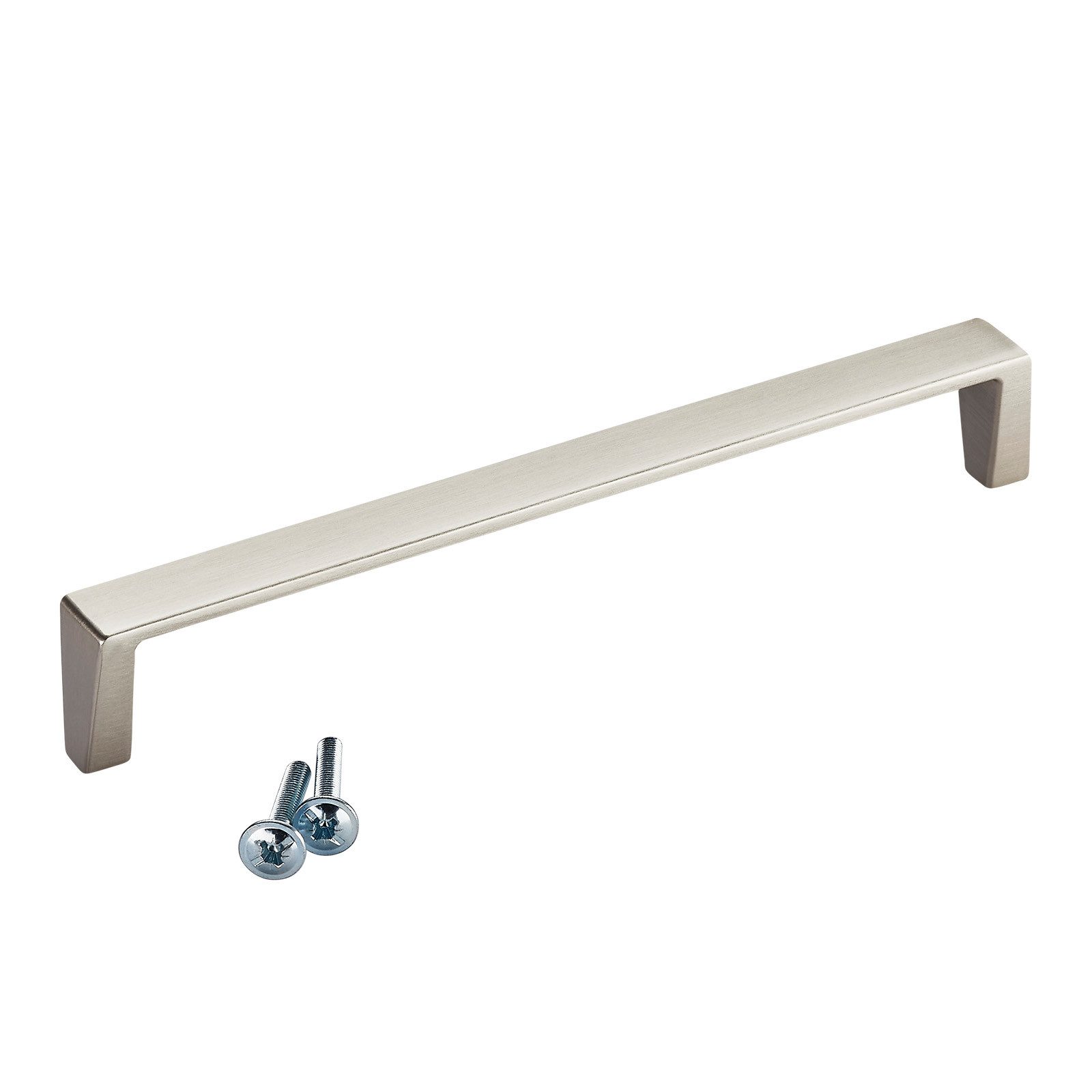 SO-TECH® Möbelgriff Bügelgriff LEVEL BA 64 - 160 mm, inkl. Schrauben (1-St), BA 160 mm Edelstahloptik von SCHÜCO ALU COMPETENCE
