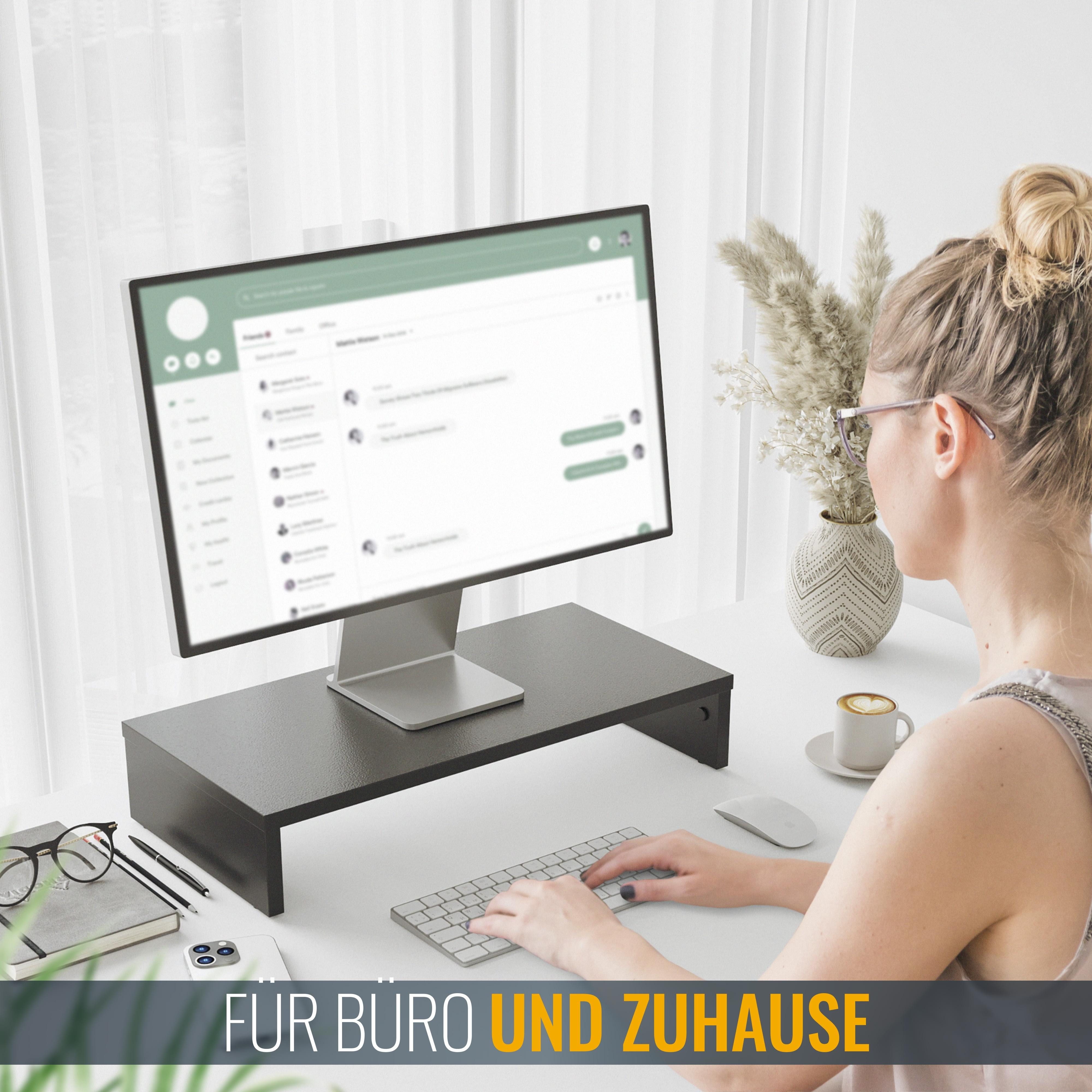 RICOO Schreibtischaufsatz FS0113-S, (1-St), Monitorständer Schreibtisch Mon günstig online kaufen