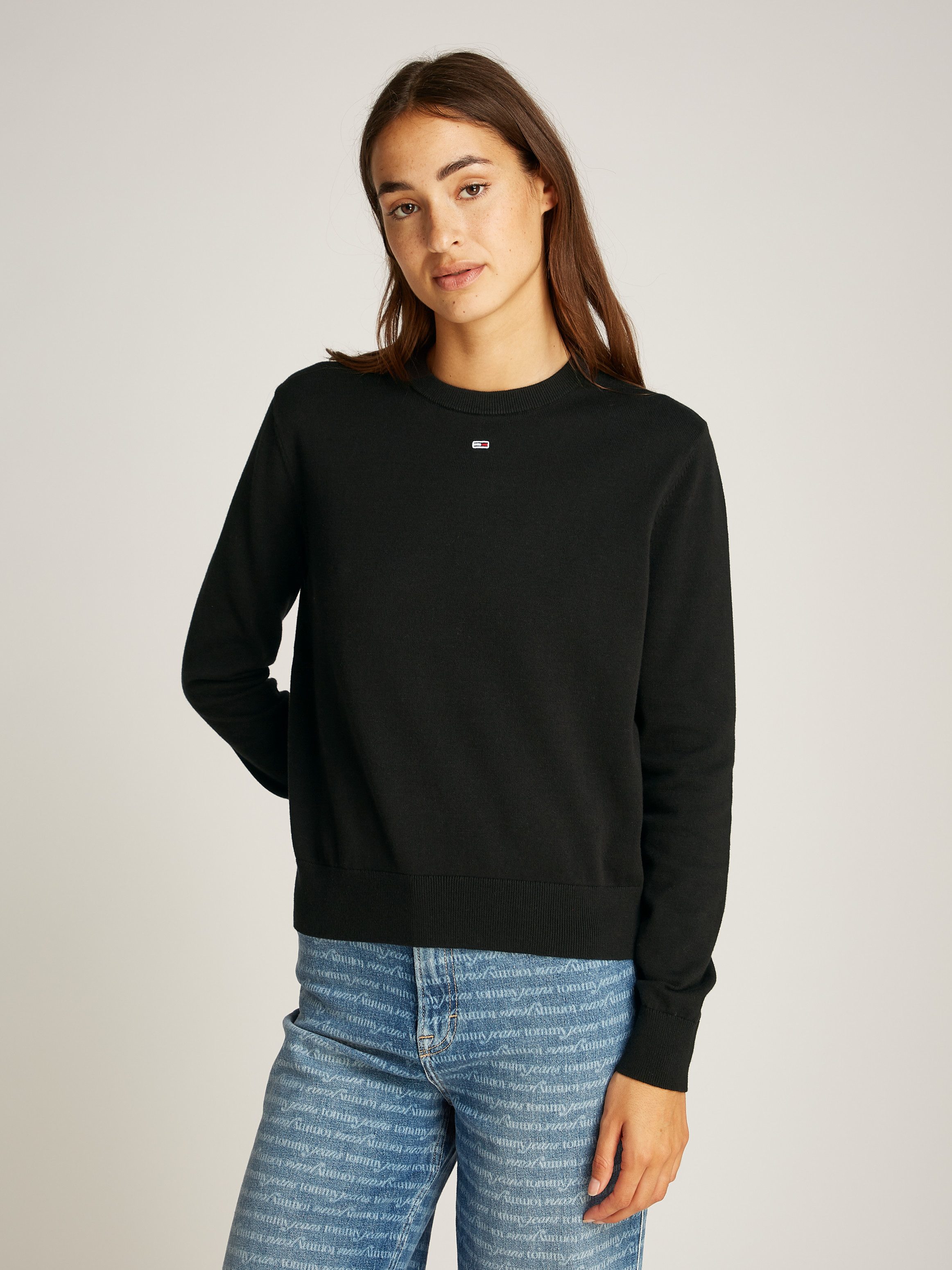 Tommy Jeans Strickpullover TJW ESSENTIAL CREW günstig online kaufen