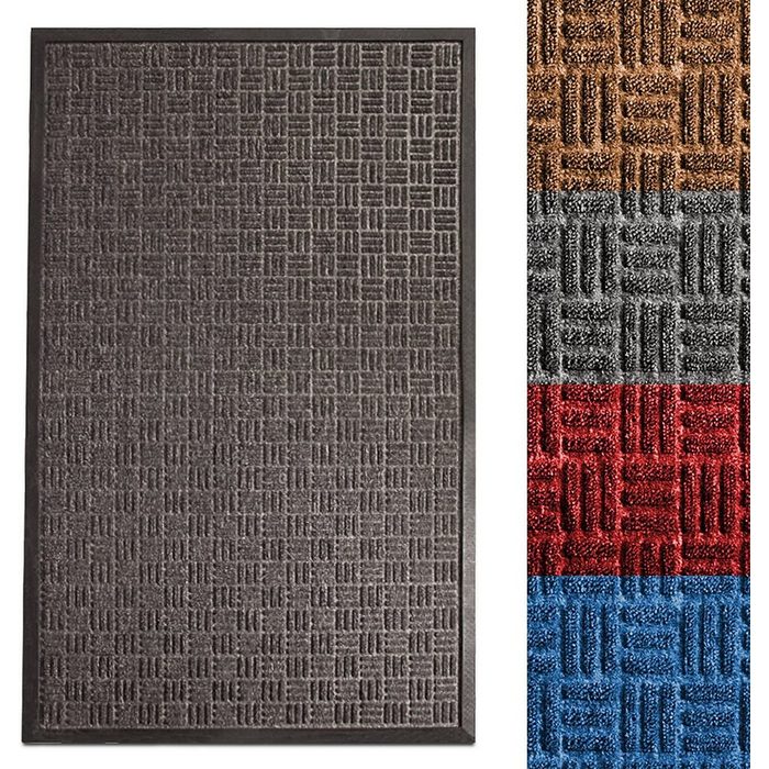 Fußmatte Türmatte Ocean Scrubber-Struktur 4 Farben & 3 Größen Sauberlaufmatte Floordirekt Rechteckig Höhe: 9 mm