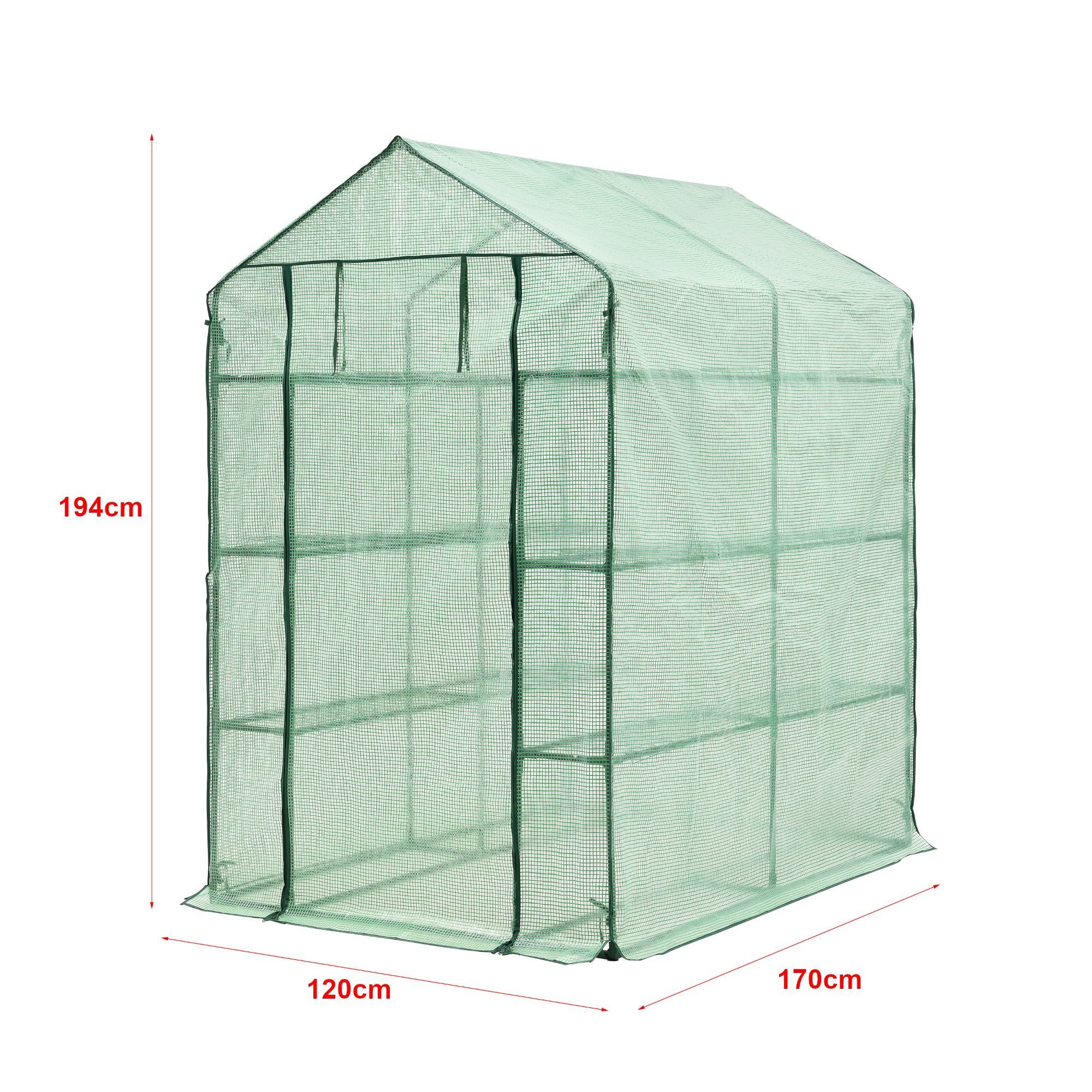 en.casa Foliengewächshaus, Vale 120x170... en.casa Foliengewächshaus, Vale 120x170...