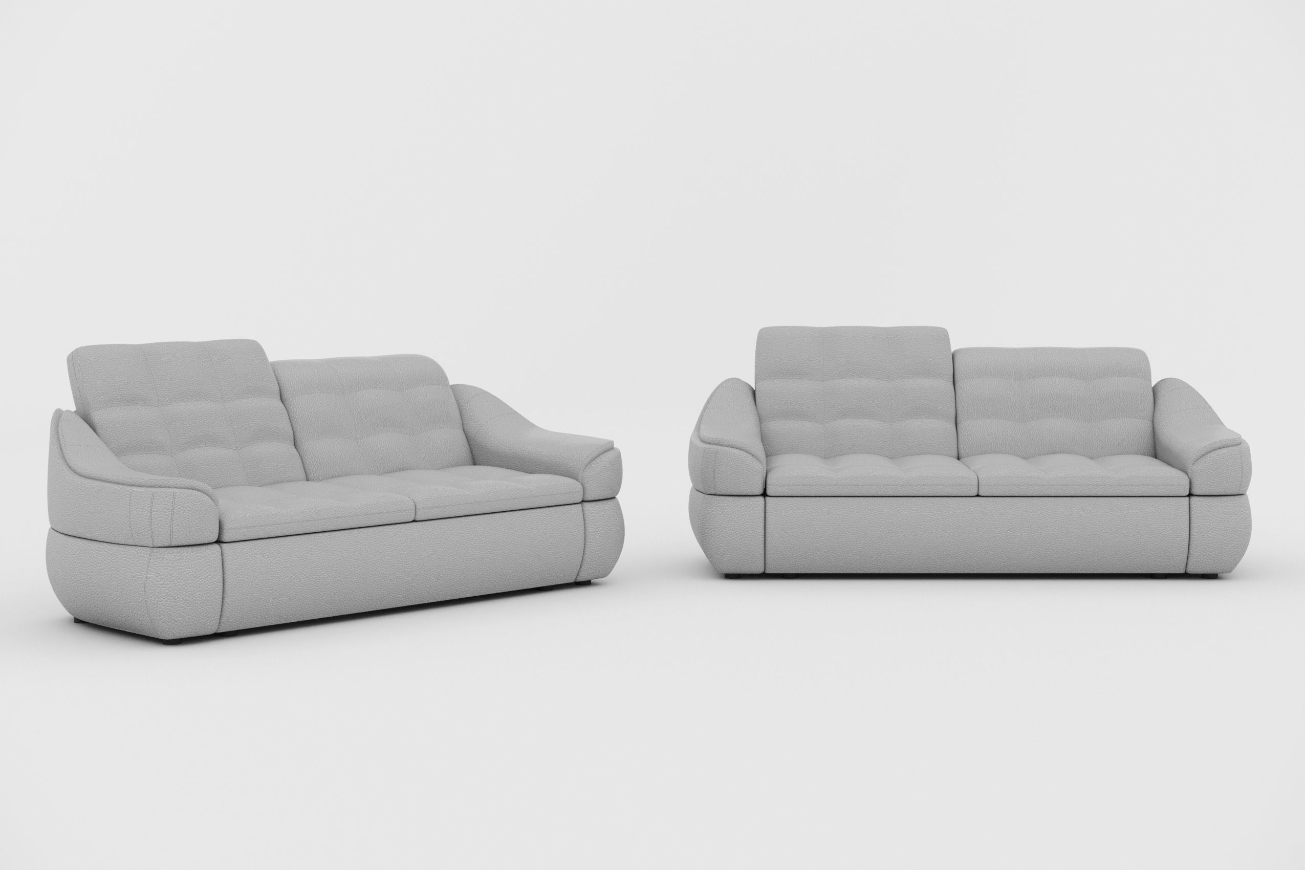Design, Polstergarnitur (2-tlg), in 2x2-Sitzer Modern bestehend made Sofa, Alisa, Stylefy Europa aus (Set