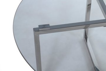 HAKU Beistelltisch HAKU Möbel Couchtisch - edelstahl-grau - H. 45cm