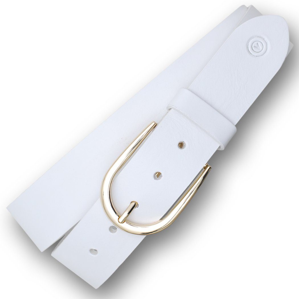 VITTOZZI Ledergürtel 884-BU-40