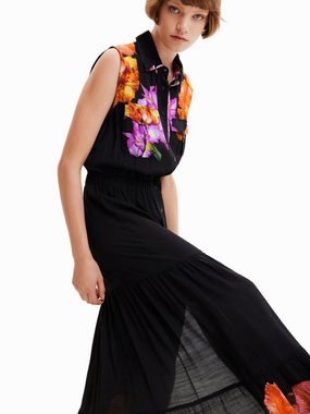 Desigual Maxikleid SUIZA (1-tlg) Drapiert/gerafft, Volant