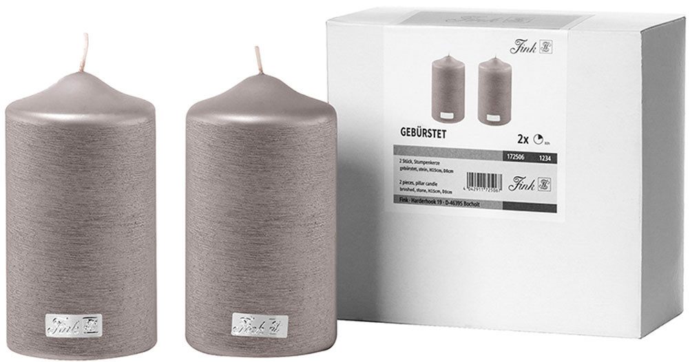 Fink Stumpenkerze CANDLE (Set, 1-tlg)