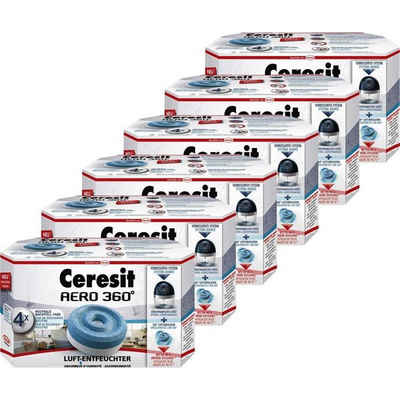 Ceresit Luftentfeuchter Henkel Ceresit Luft-Entfeuchter-Tabs AERO 360 Nachfüller 4x450g Tab (6