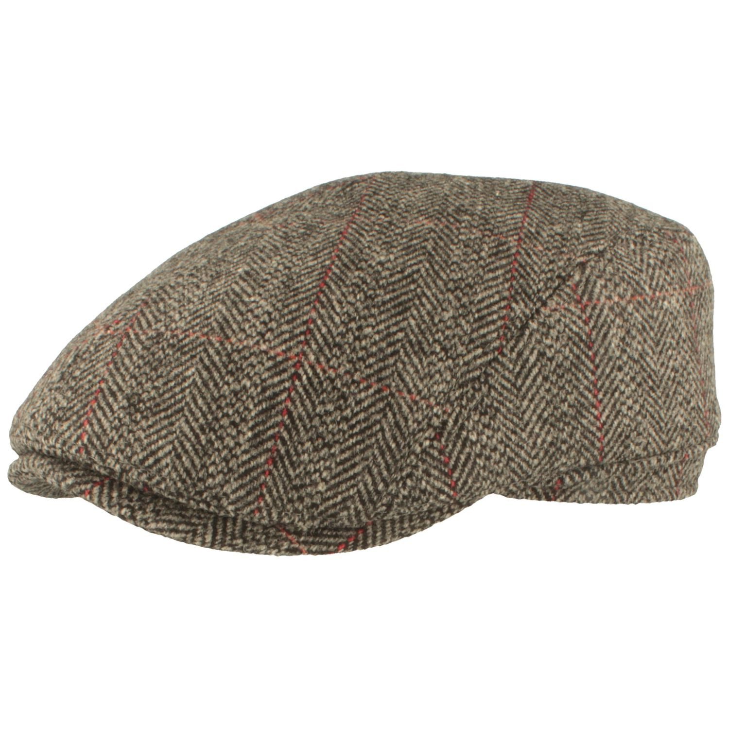 Breiter Baseball Cap Schiebermütze aus Wolle mit Ohrenschutz günstig online kaufen