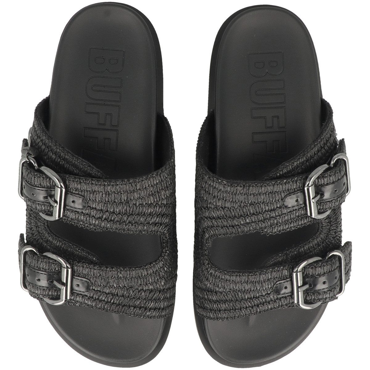 Buffalo Raya Ari Bo Damen Pantolette Hausschuhe, Sandaletten, Mules, Pantoffeln, Slipper