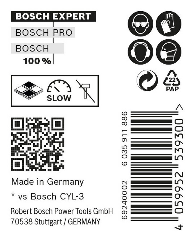 40 Expert Expert Stück), x - (10 MultiConstruction, BOSCH Construction x Multi Universalbohrer CYL-9 10er-Pack - mm CYL-9 75 4