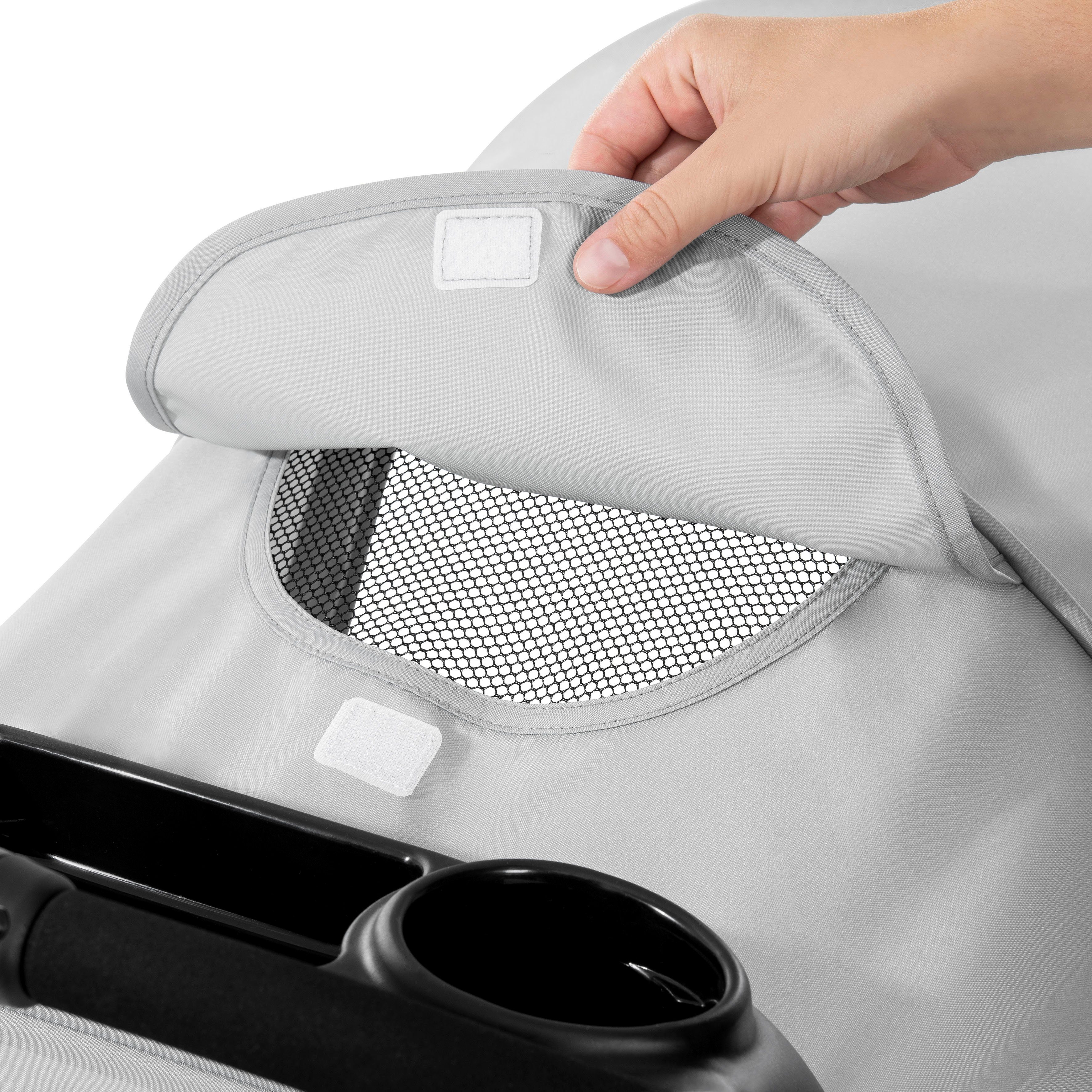 Hauck Kinder-Buggy Shopper Neo II, grey, mit schwenk- und feststellbaren Vorderrädern;