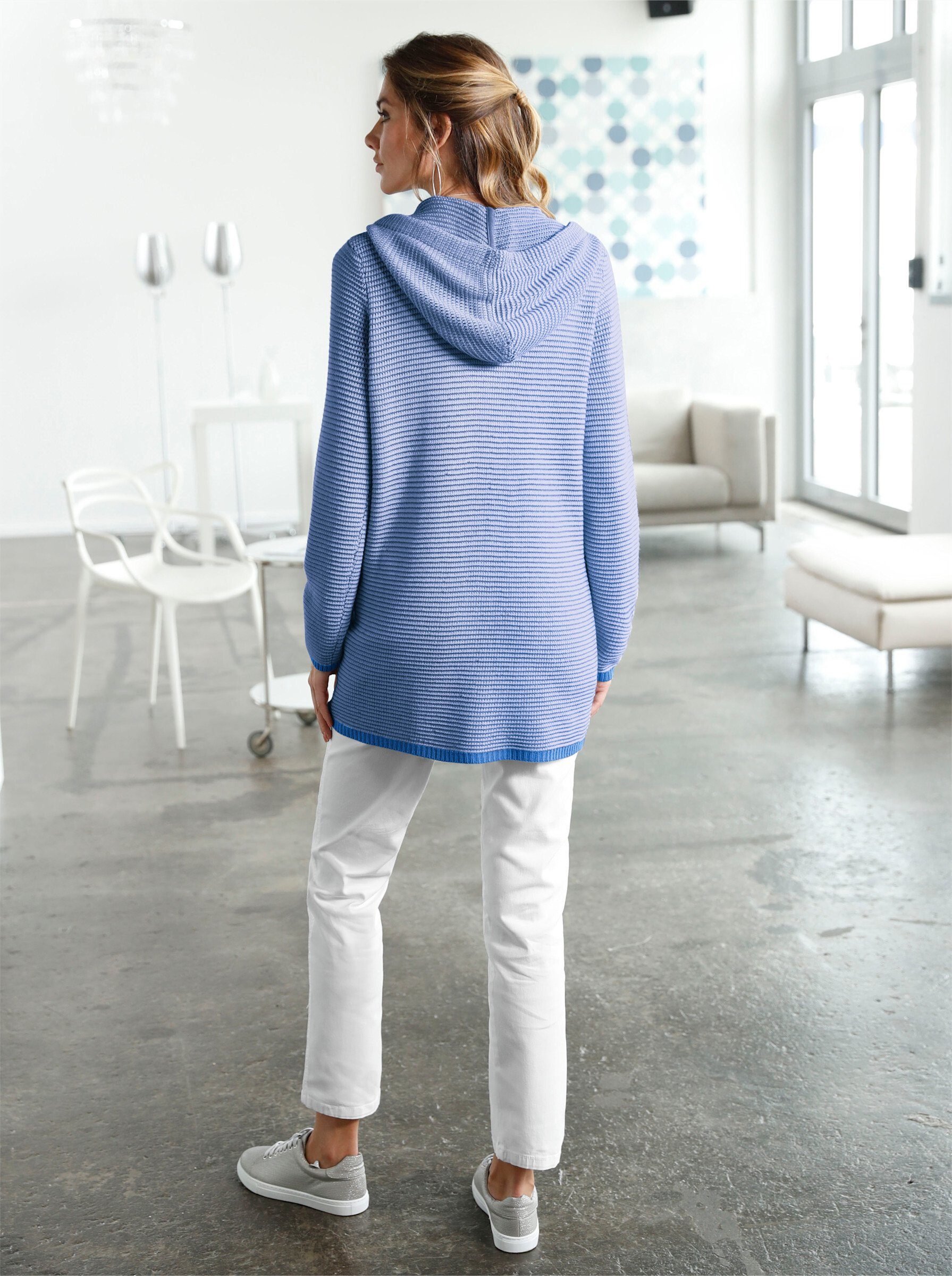Sieh an! Strickjacke Kapuzenstrickjacke günstig online kaufen