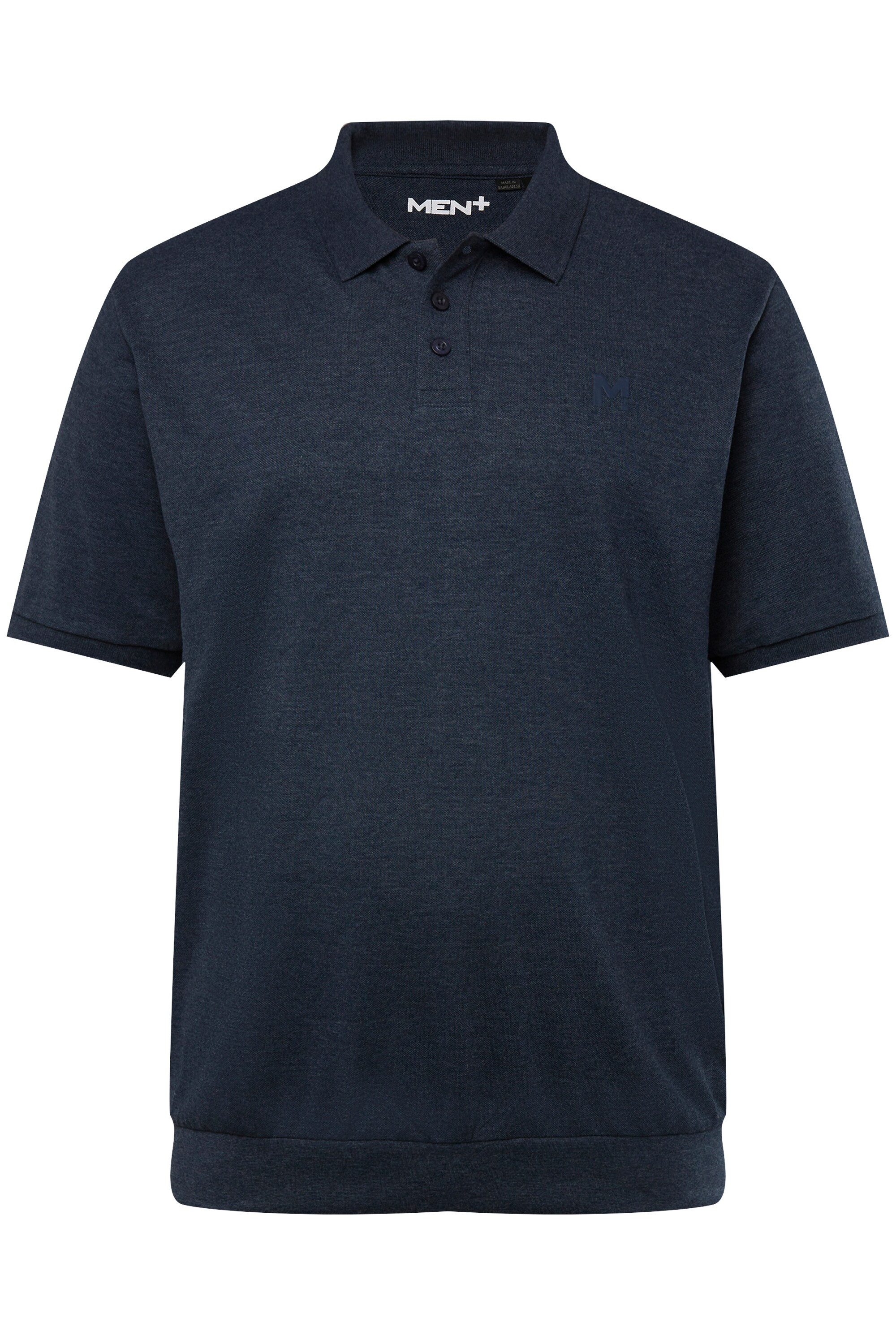 Men Plus Poloshirt Men+ Poloshirt Bauchfit Basic Piqué Halbarm günstig online kaufen