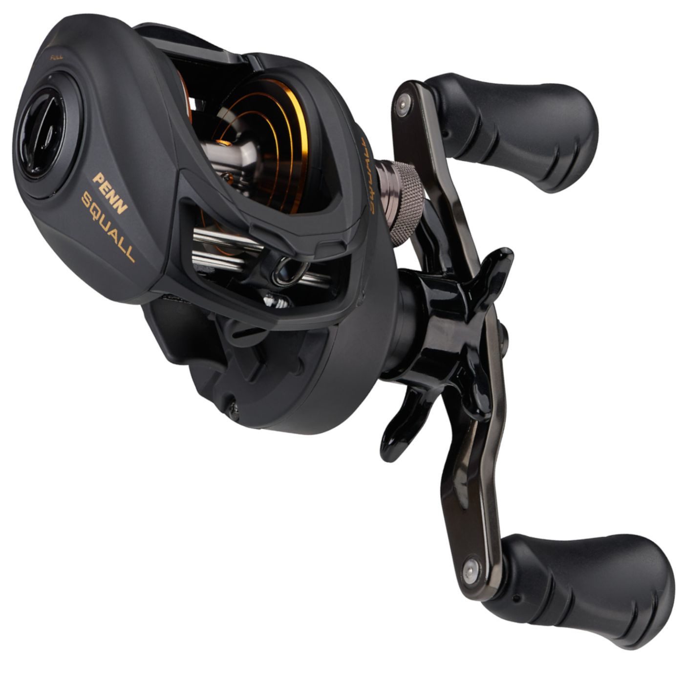 Multirolle Penn 300 Squall Low Profile - Linkshand Baitcaster Multirolle