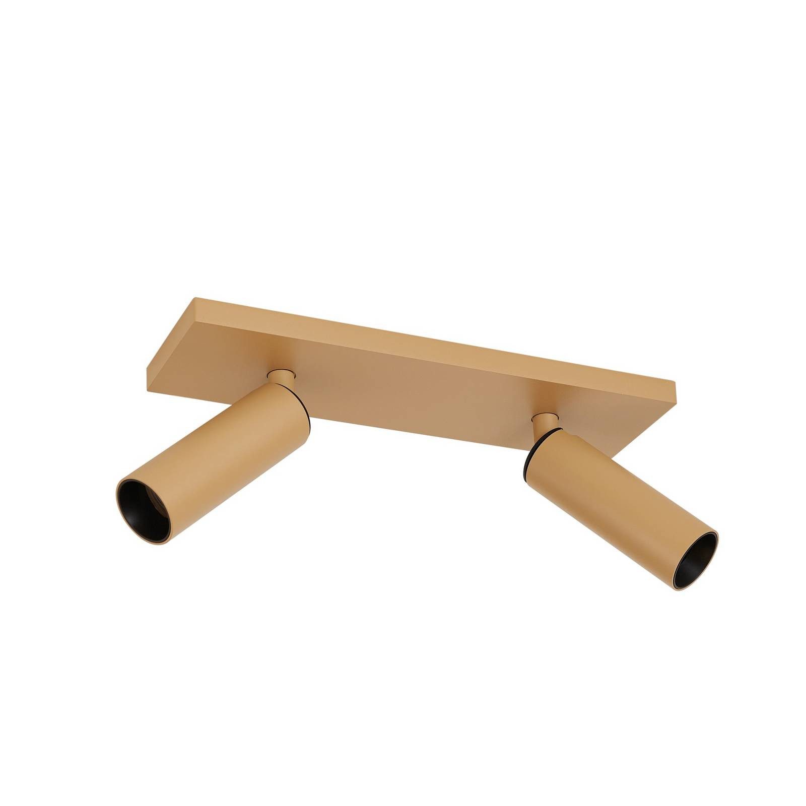 Arcchio Deckenstrahler Brinja Slim, Metall, Braun IP20, 2 x 5 W LED (GU10 MR11)