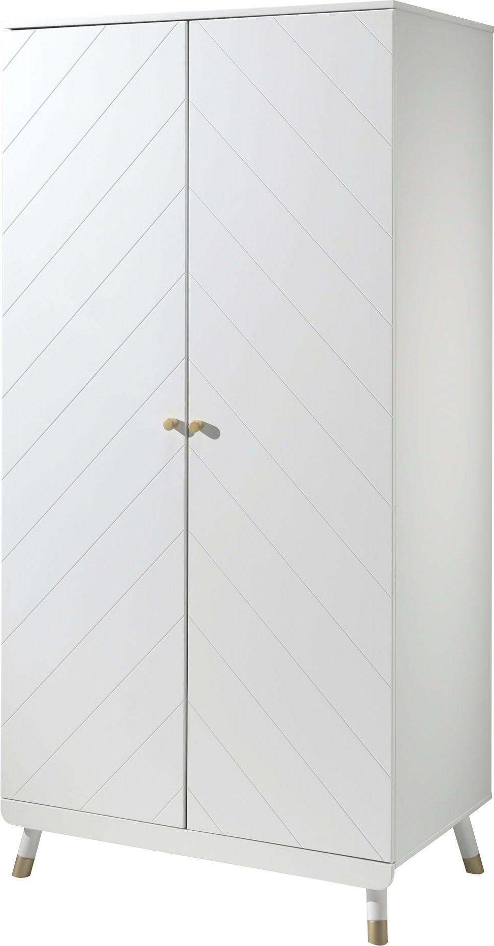 Vipack Kleiderschrank Billy (Made in Europe) MDF-Oberfläche