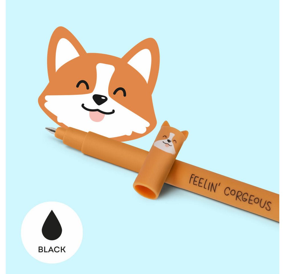 Thumbnail - Legami Gelschreiber Erasable Gel Pen Corgi