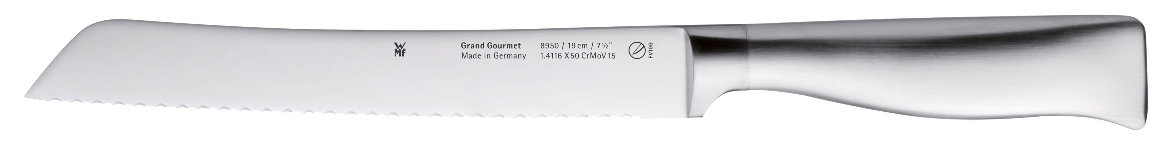 WMF Brotmesser Grand Gourmet, Doppelwellenschliff, Performance Cut, Made in Germany