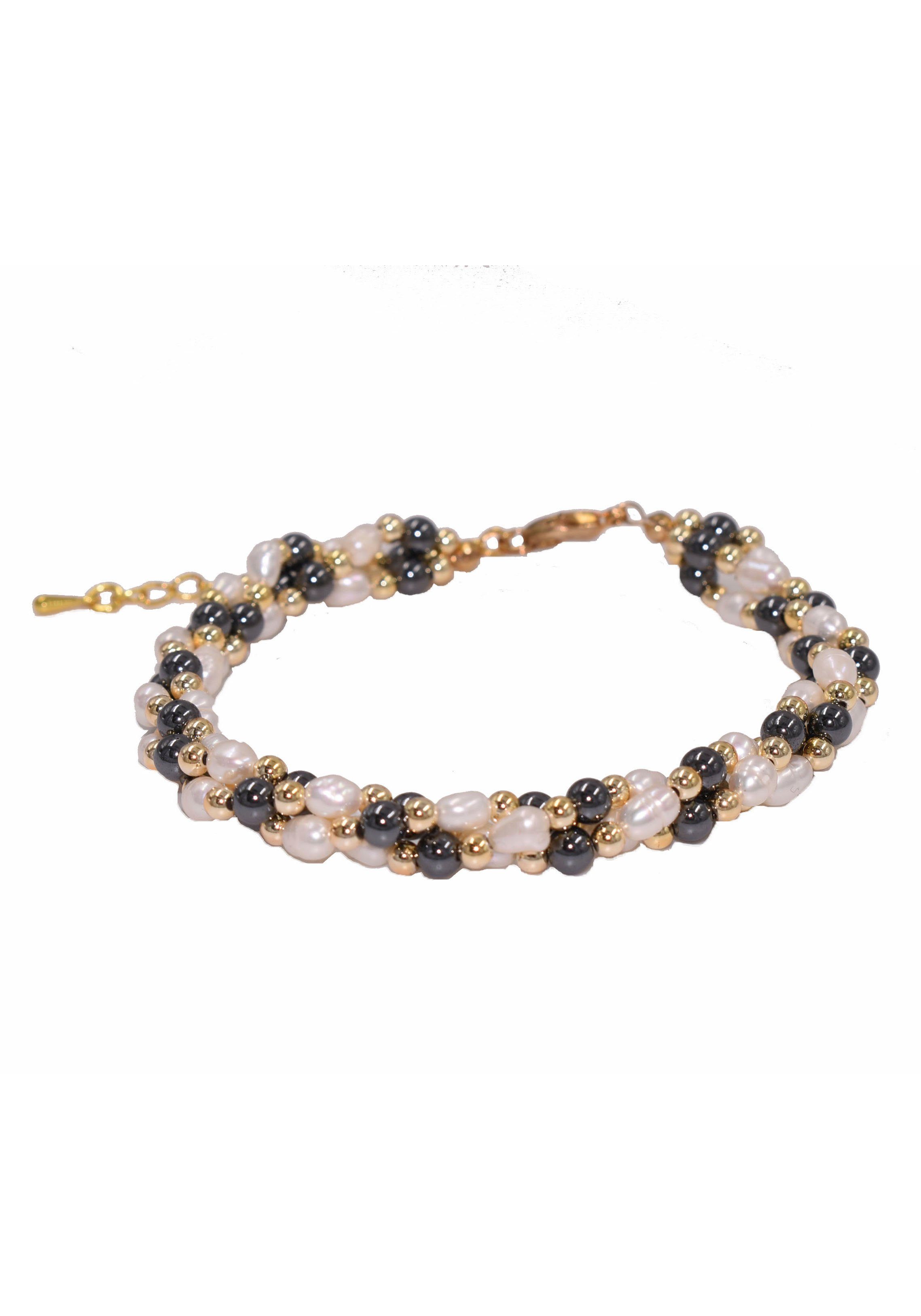 Armband Schmuck Geschenk Armschmuck Armkette Edelstein Farbstein Hämatit