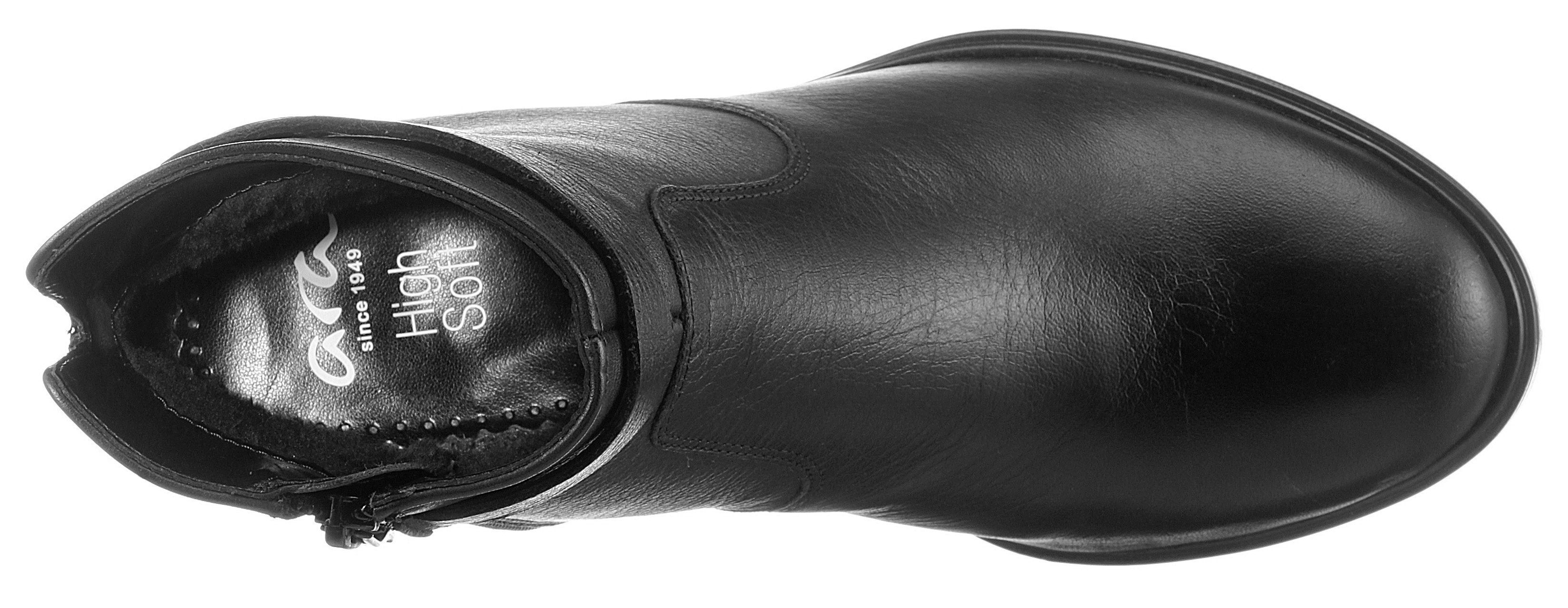 klassischer G-Weite in Stiefelette RONDA Optik, schwarz Ara