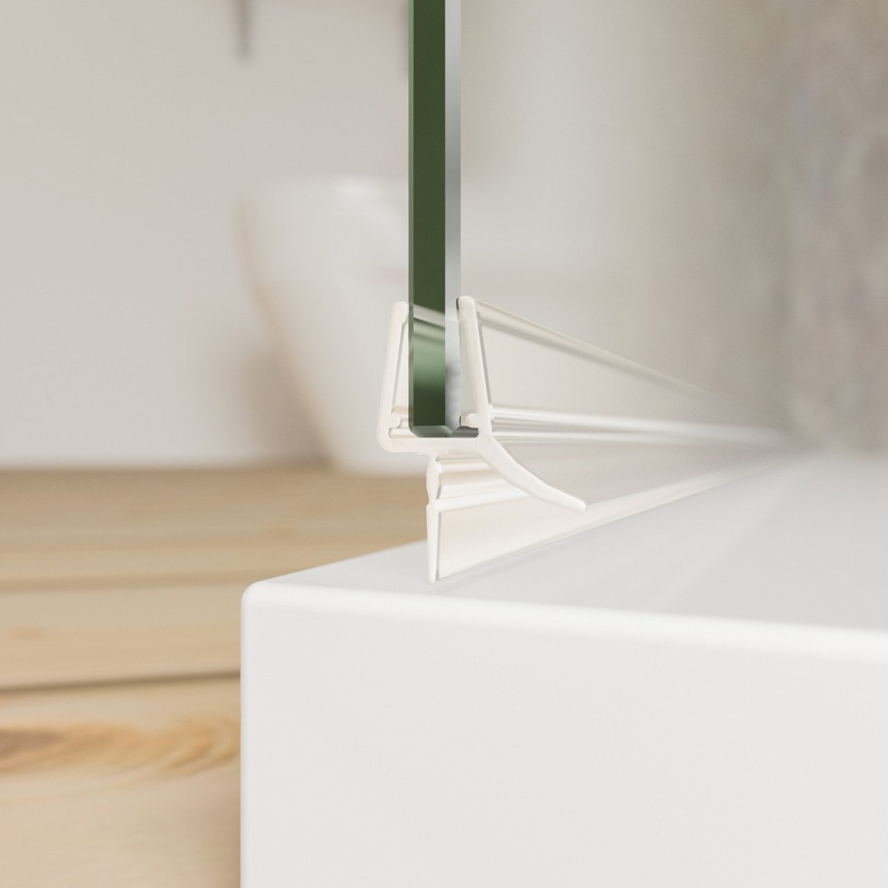 Schulte Duschablauf Schulte Duschdichtung Glasstärke: 6 mm Länge: 120