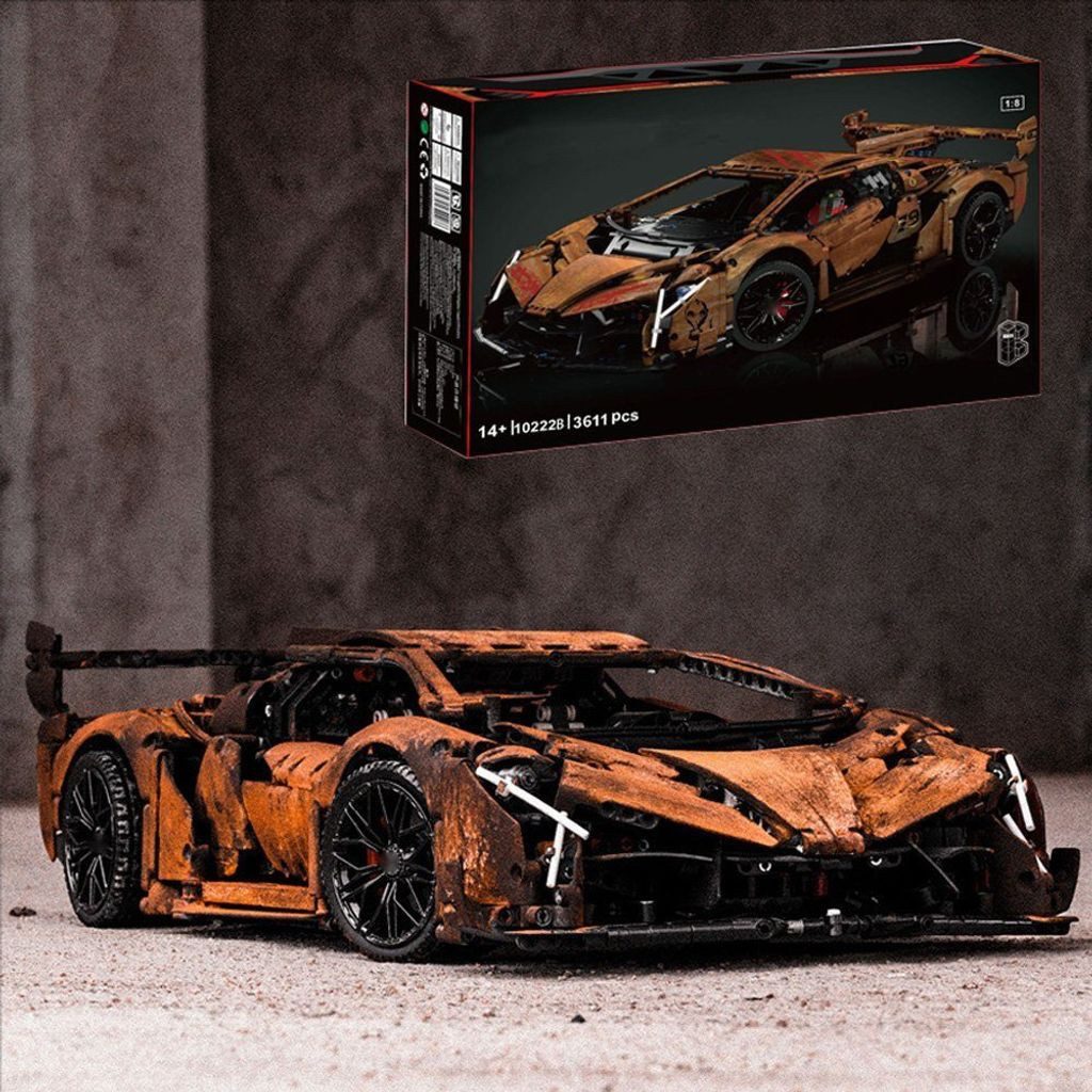 KBOX 10222B Rennwagen,1:8 Moc Klemmbausteine 3611 Teile Statische Version K günstig online kaufen