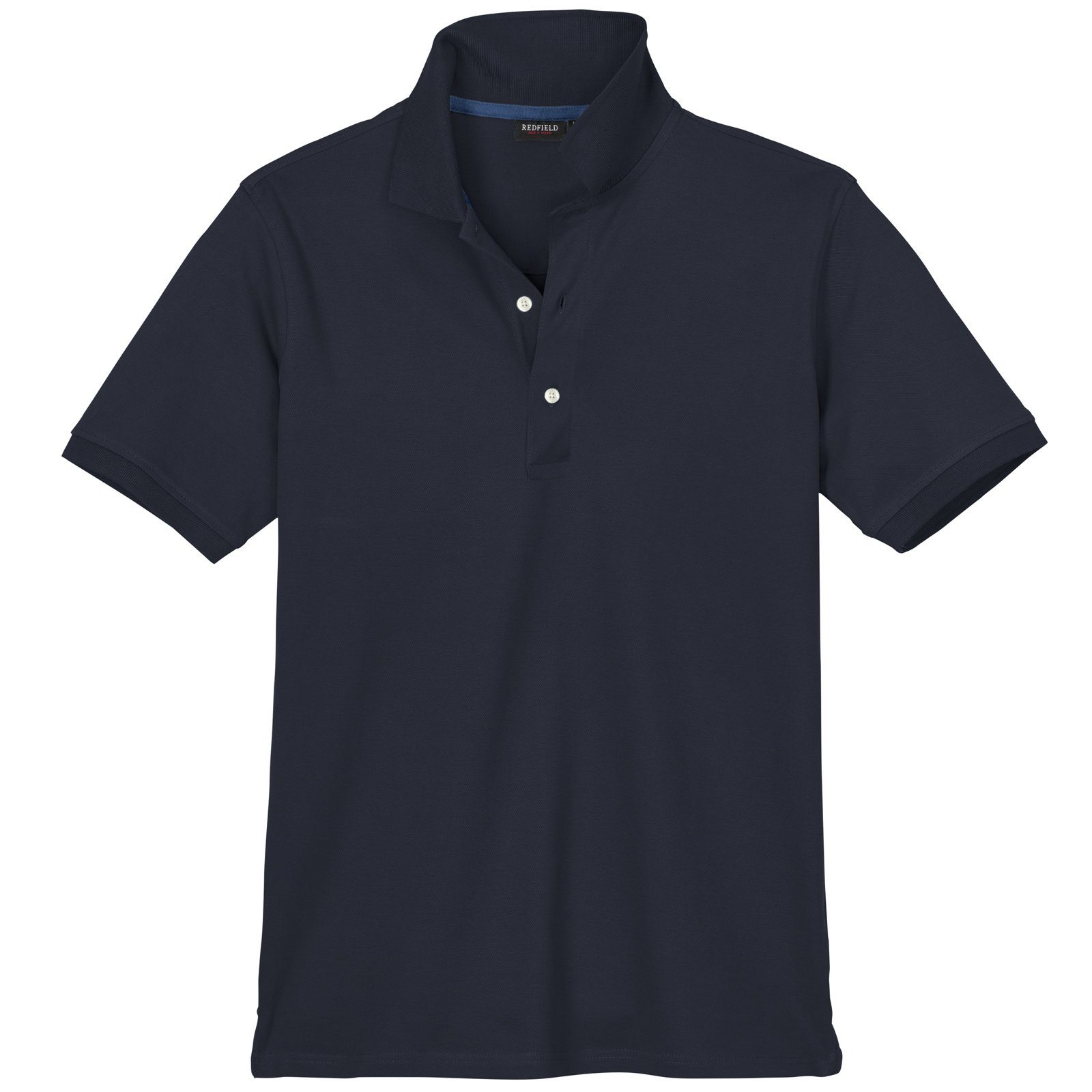 redfield Poloshirt Große Größen Basic Stretch-Poloshirt navy Redfield