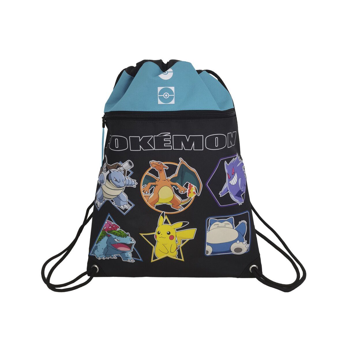 POKÉMON Turnbeutel Pokémon Turnbeutel 43x34x1cm Sportbeutel Kinder mit Kordelzug (1-tlg)