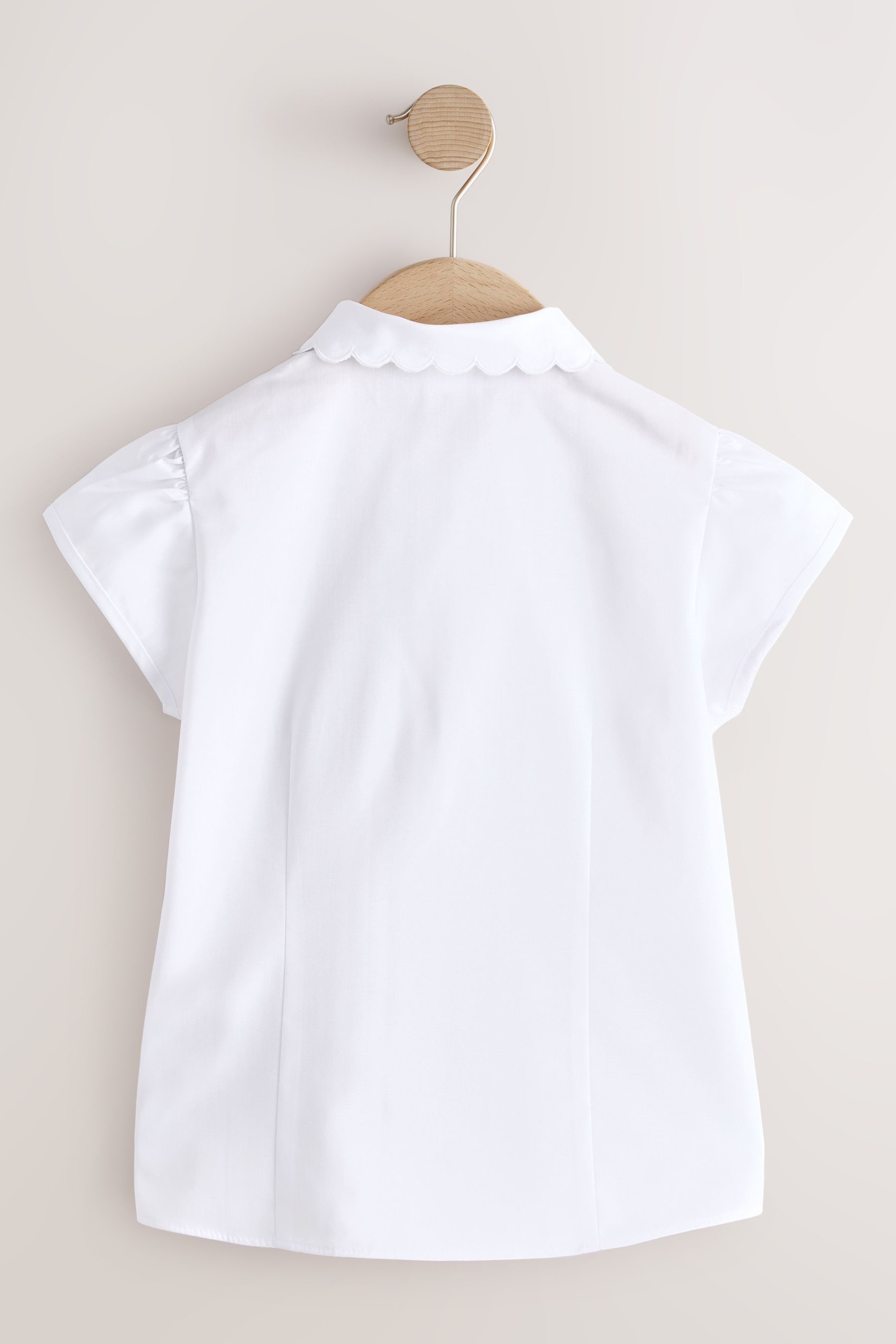 Next Shirtbluse 2er-Pack Hemden für die Schule mit Bogenkante (2-tlg)