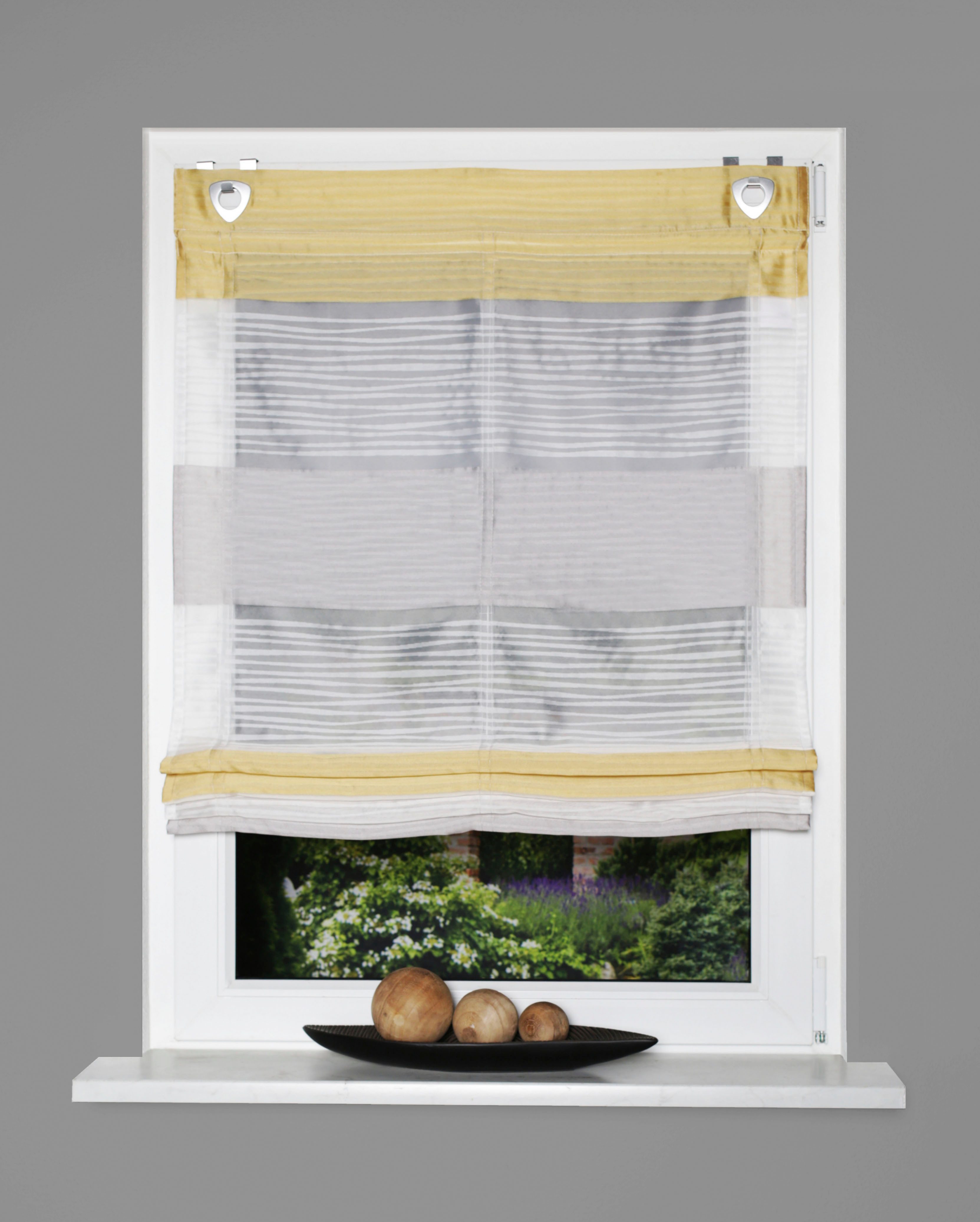 HOME WOHNIDEEN Raffrollo Sarnia, mit Hakenaufhängung, ohne Bohren günstig online kaufen