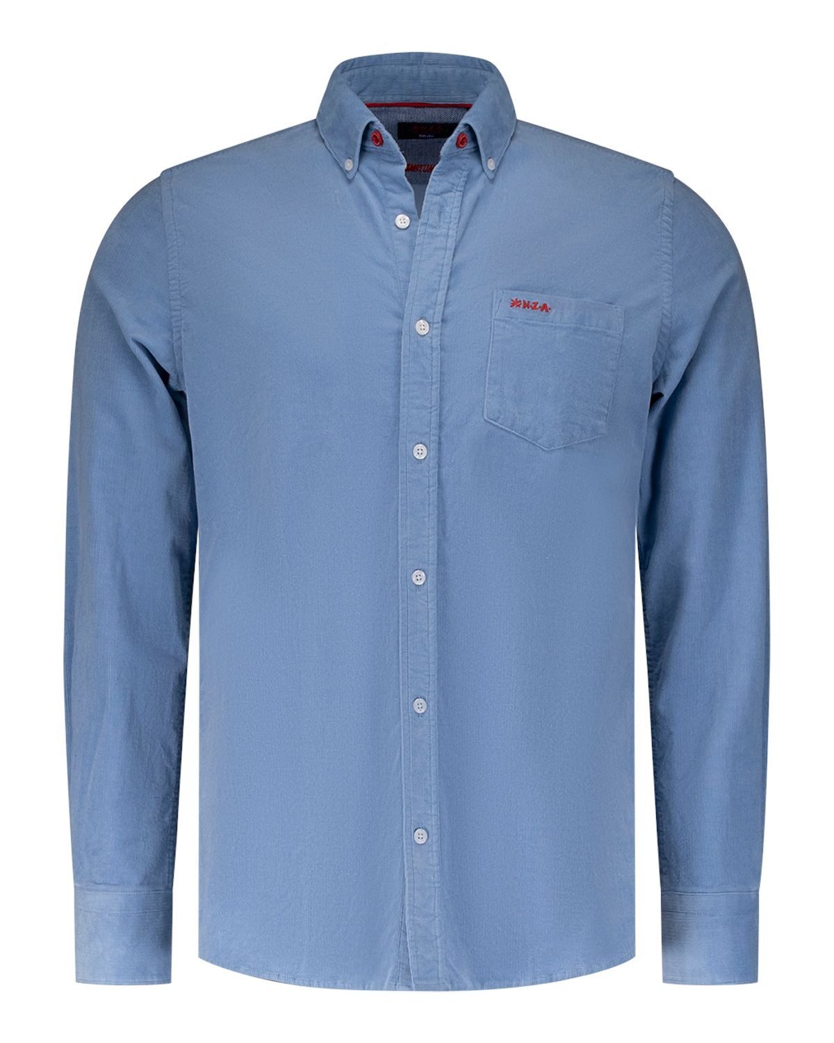 NZA Hemd Omar Fine Corduroy Hellblau - Größe 3XL günstig online kaufen