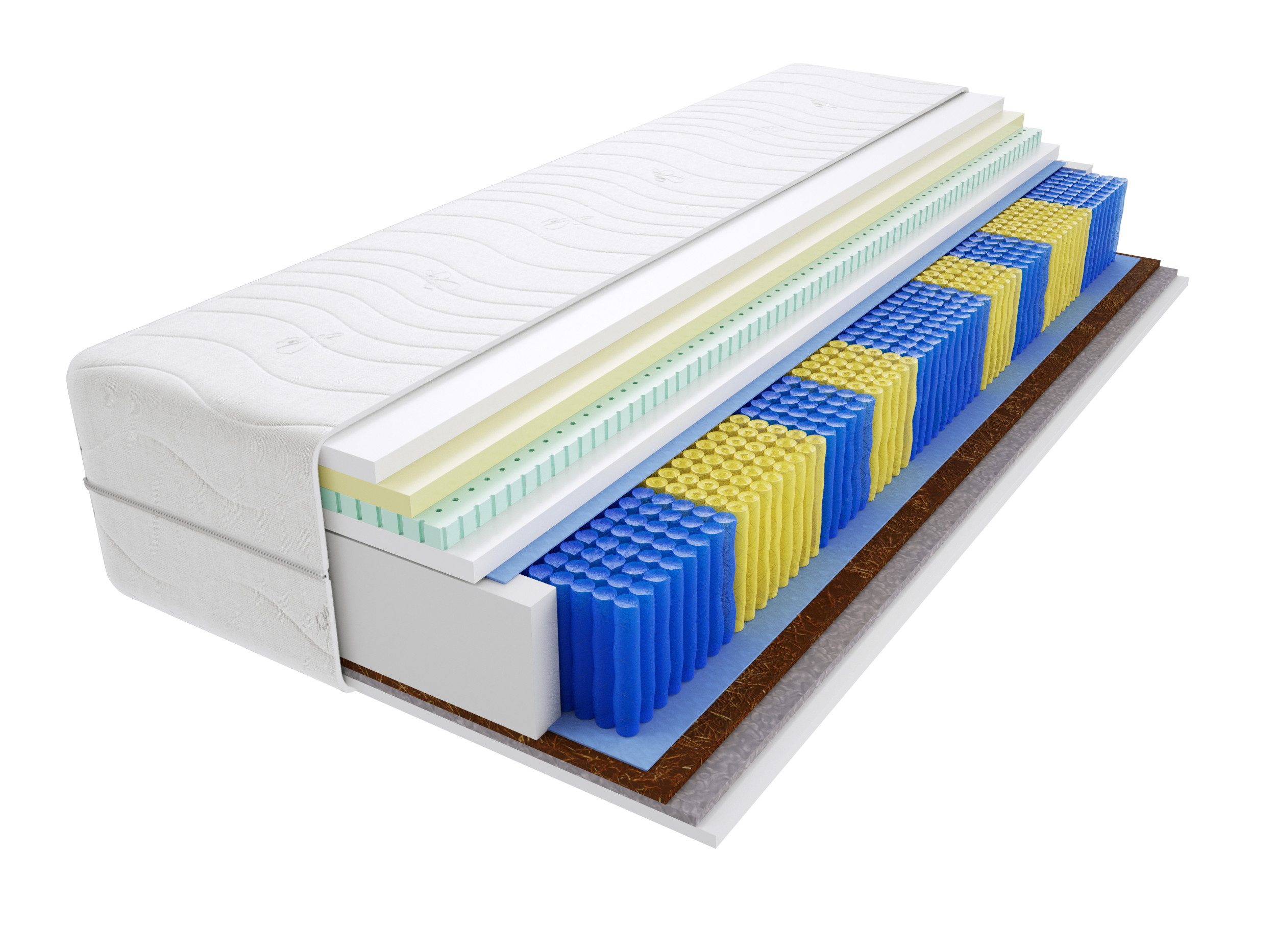 Taschenfederkernmatratze Matratzen, Taschenmatratzen Dario Multitaschen 60x190 cm-viele Größen, Godre, 22 cm hoch