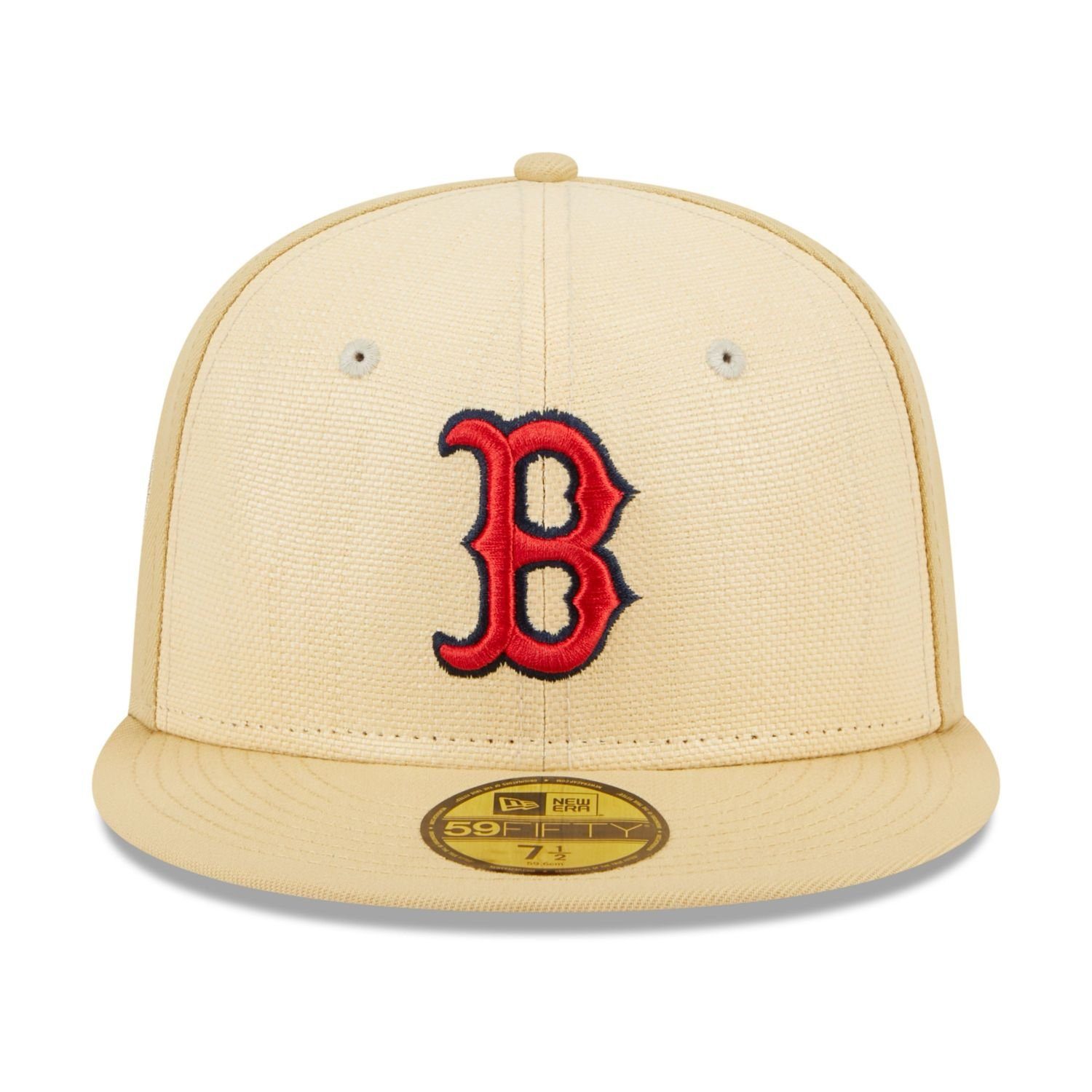 59Fifty Cap Fitted Boston Sox Red New RAFFIA Era