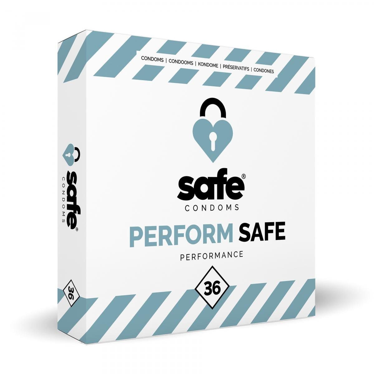 Stück Safe 36 Kondome Kondome Orgasmusverzögerung – für Performance–