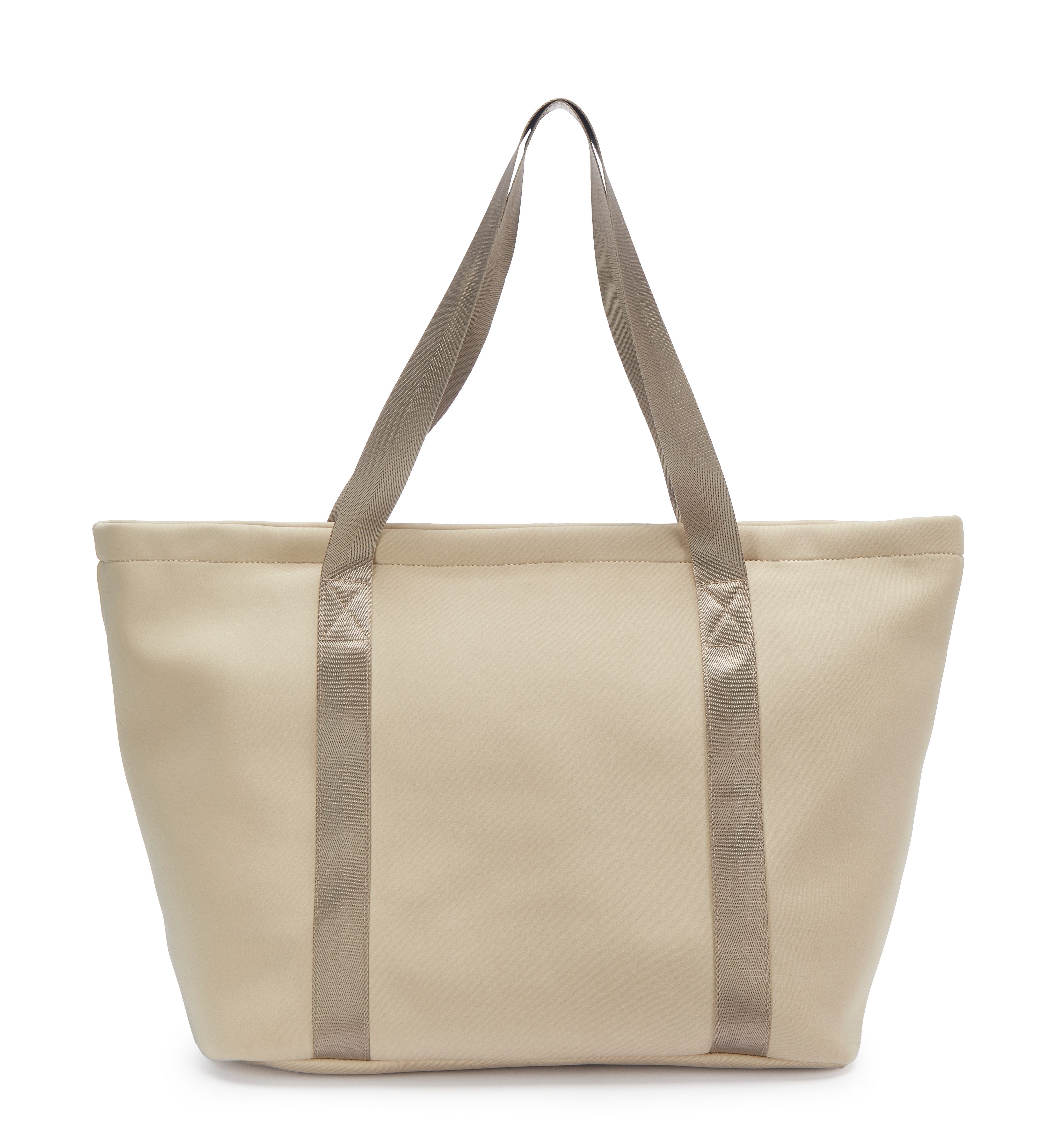 Elbsand Shopper Henkeltasche, Sommertasche, Strandtasche, Saunatasche, Badetasche, NEU Einkaufstasche, große Handtasche im modischen Neopren-Look VEGAN