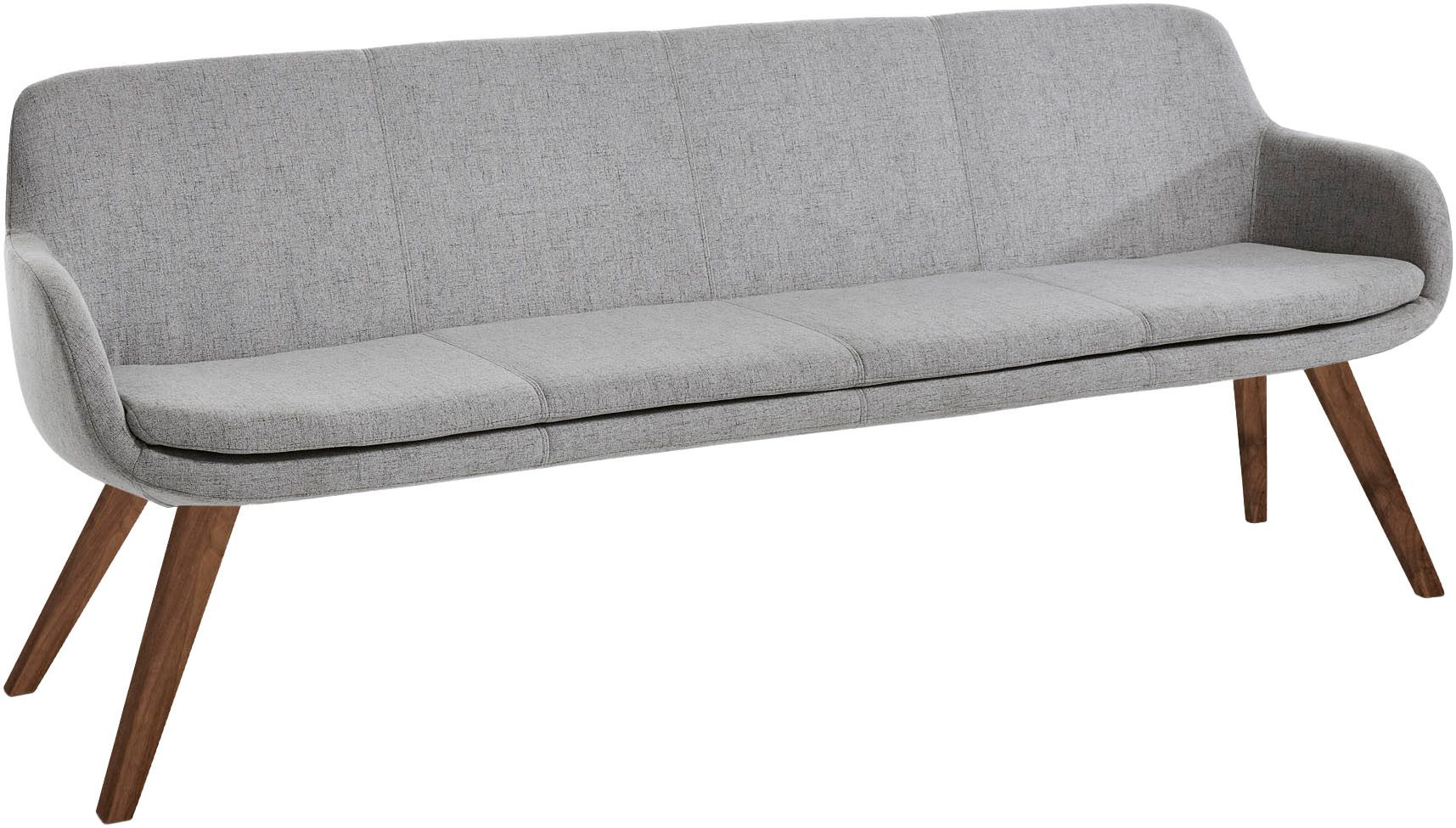 Musterring Essbank Tavia, Stativgestell Wildnussbaum massiv geölt, Breite 180, 200 oder 220 cm