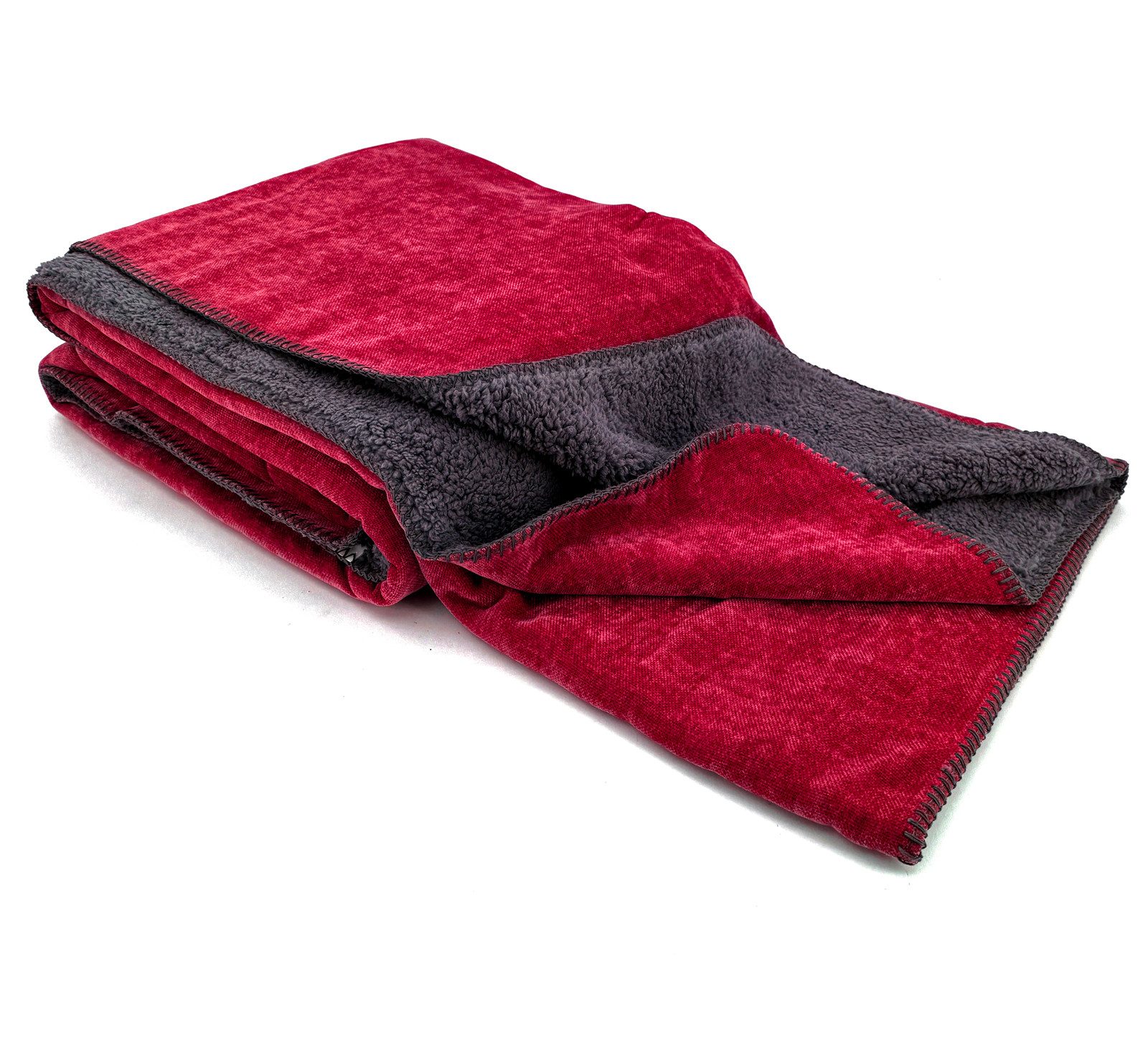 Wohndecke Kuscheldecke Chenille Sherpa Fellimitat Sofadecke, heimtexland, 150x200 I extra dick I warm I kuschelig weich I atmungsaktiv